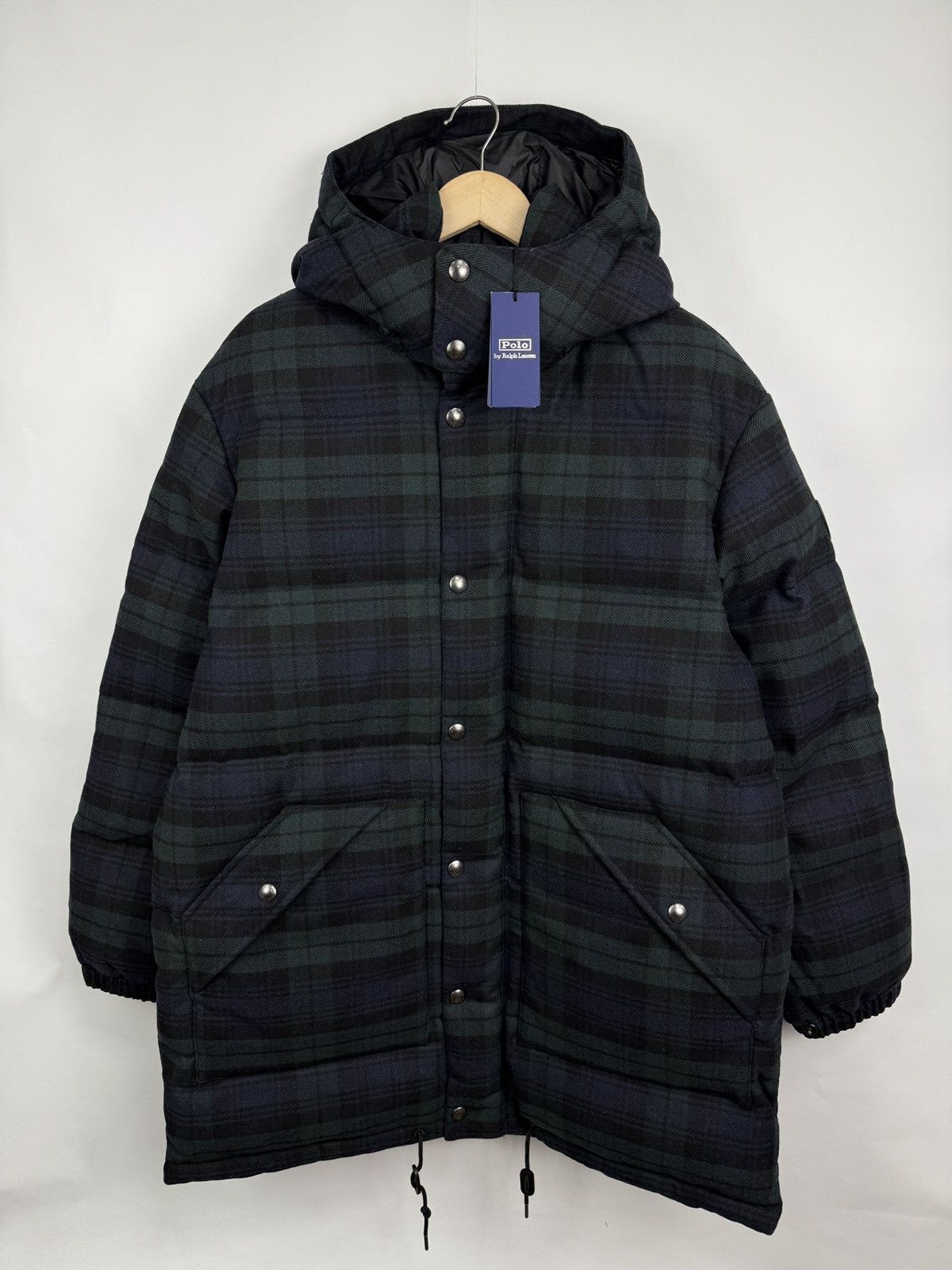Polo Ralph Lauren 🇺🇸❗️NEW Polo Ralph Lauren Plaid Wool Puffer Down Coat Jacket Size US L / EU 52-54 / 3 - 9 Thumbnail