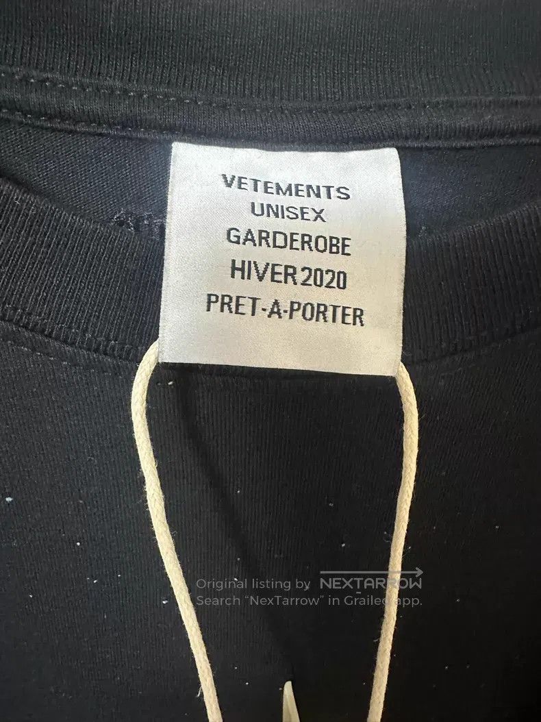 Vetements VETEMENTS Mars 6 Number Jersey Letter Short Sleeve Size US L / EU 52-54 / 3 - 3 Thumbnail