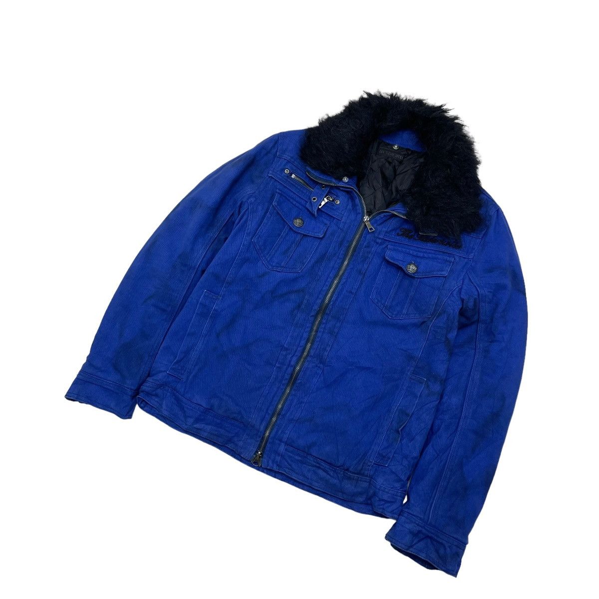 GOSTAR DE FUGA × In The Attic × Le Grande Bleu (L.G.B.) Awesome In The Attic Fur Jacket Size US M / EU 48-50 / 2 - 1 Thumbnail