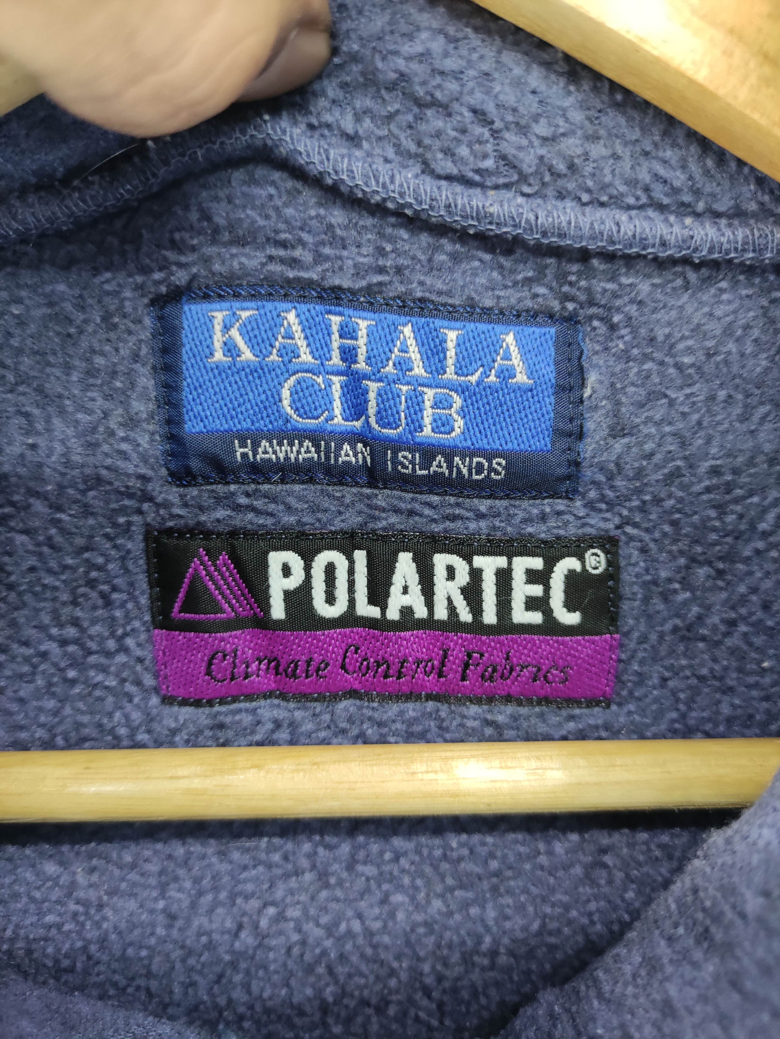 Japanese Brand Vintage Kahala Golf Fleece Vest Zipper Size L / US 10 / IT 46 - 2 Thumbnail