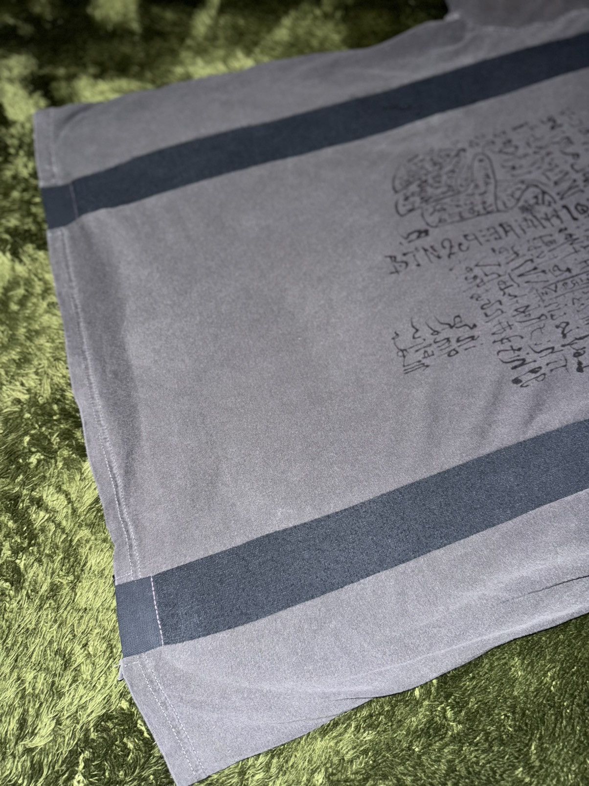 Japanese Brand [3] nada not nada 5-cut Reproduct Vintage Washed Tee Size US XXL / EU 58 / 5 - 12 Thumbnail