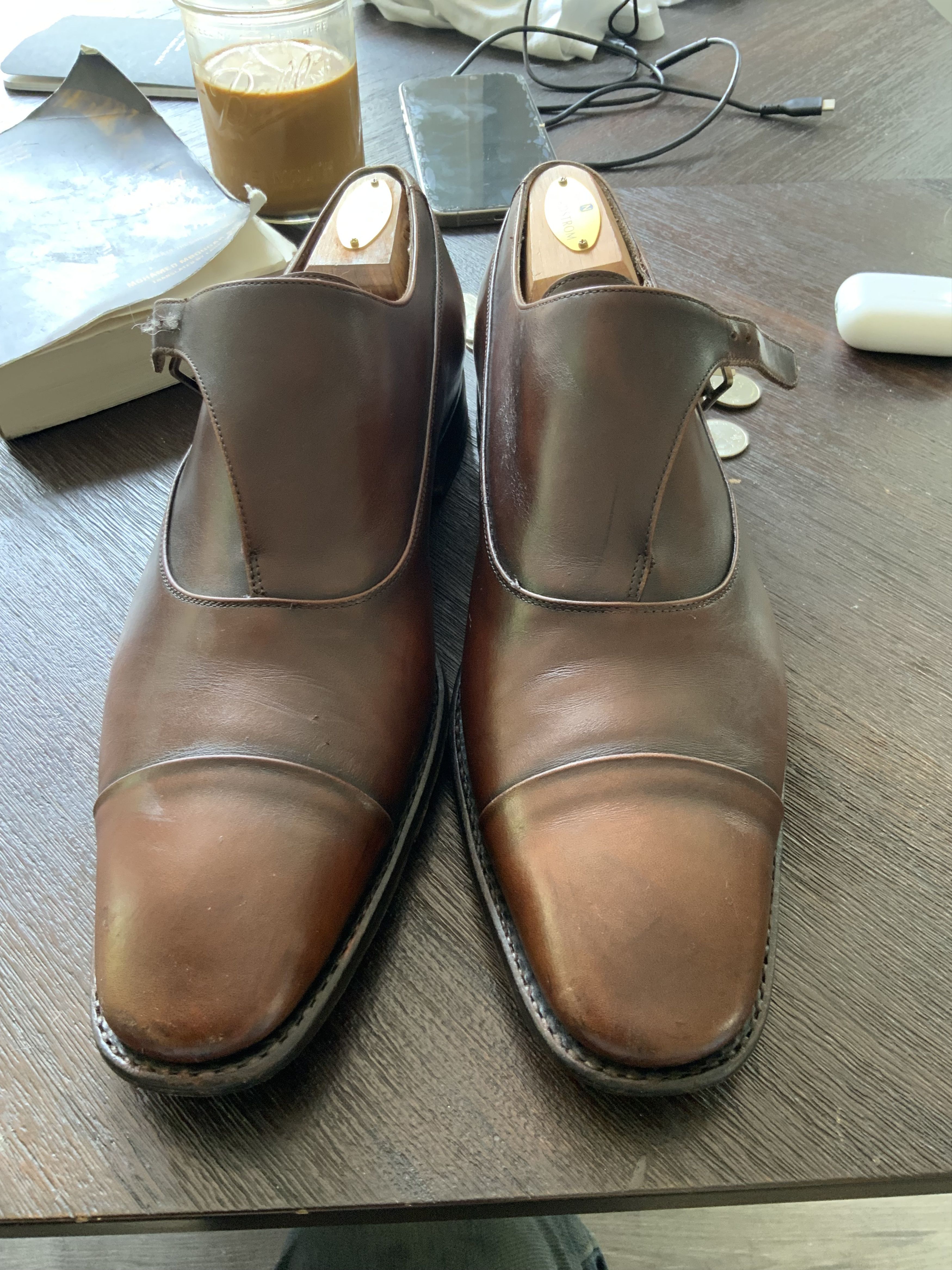 Salvatore Ferragamo Salvatore Ferragamo Single Monk Strap Bizarro Size US 9.5 / EU 42-43 - 1 Thumbnail