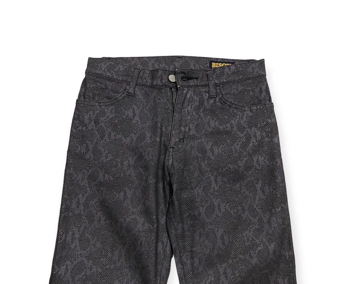 Japanese Brand Snake Printed Flare Denim Size US 28 / EU 44 - 3 Thumbnail