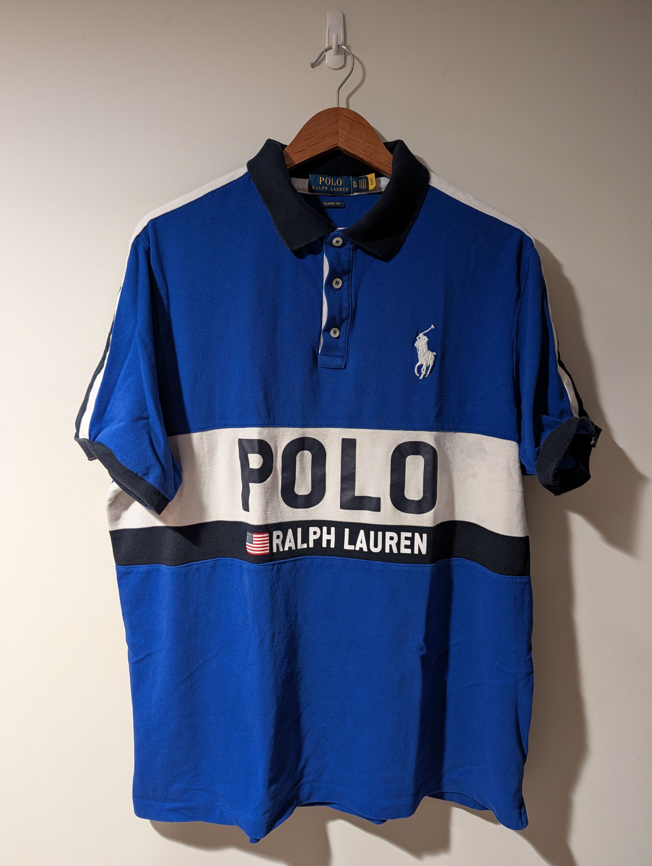 Polo Ralph Lauren Polo Ralph Lauren Classic Fit Spellout Rugby Shirt XL Size US XL / EU 56 / 4 - 1 Thumbnail
