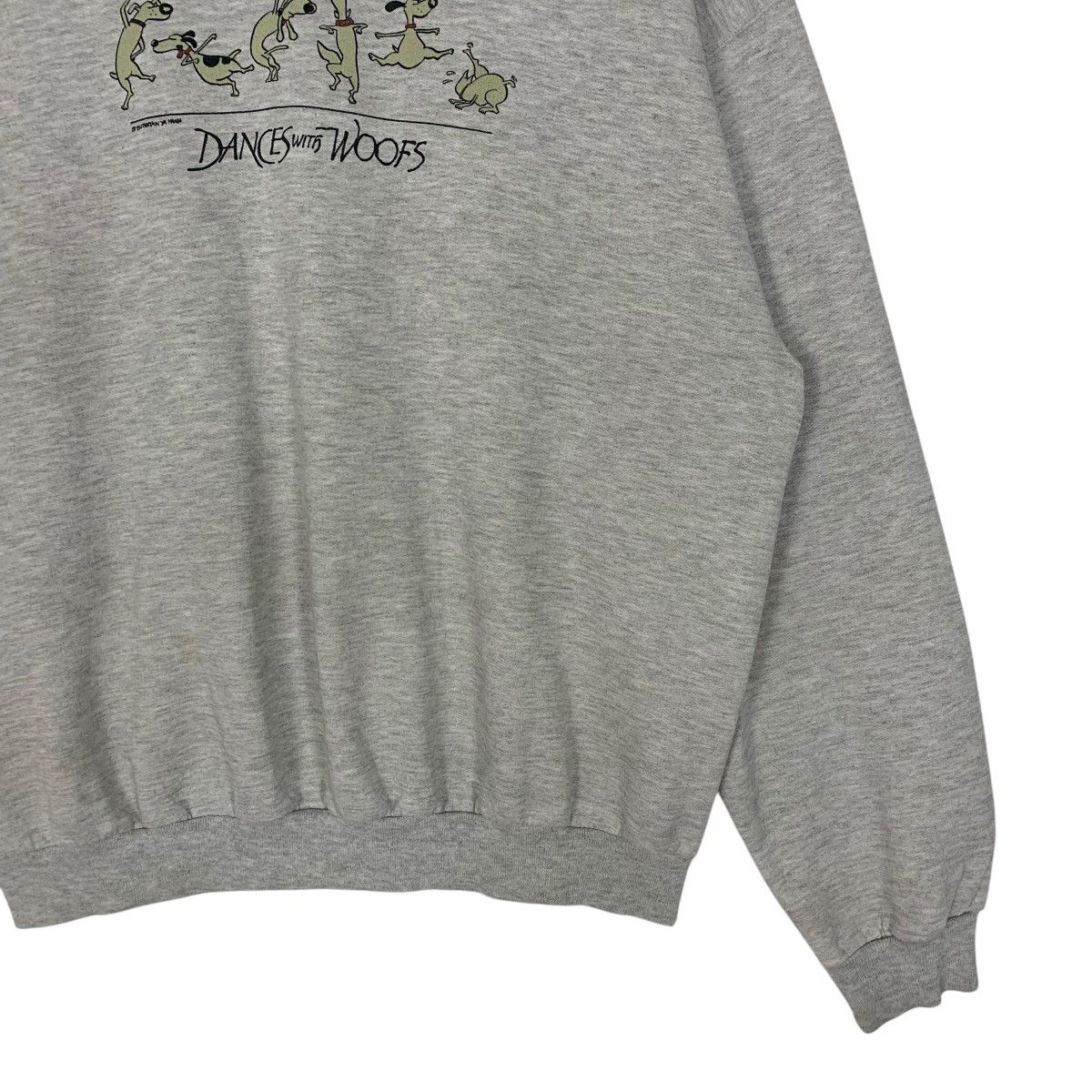 Jerzees Vintage Jezees NuBlend clothing DanceWithWoof Sweatshirt Size US M / EU 48-50 / 2 - 4 Thumbnail