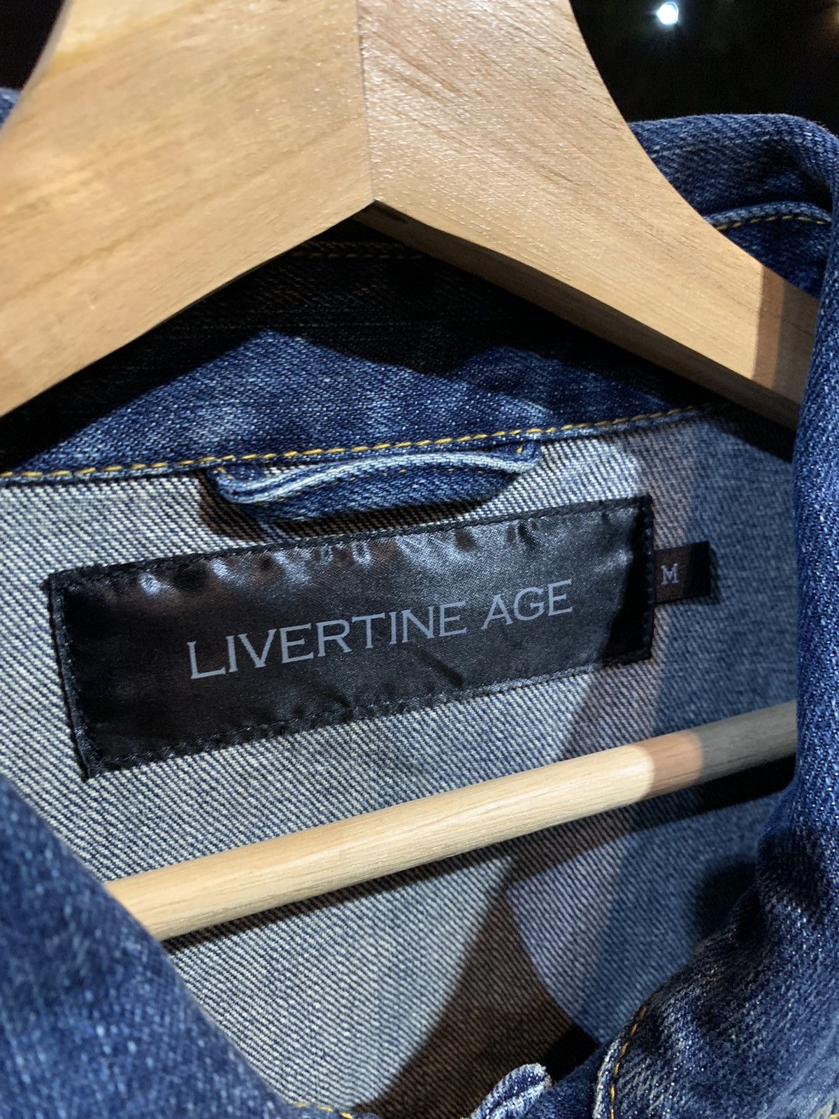 Japanese Brand Livertine Age Denim Jacket Size US M / EU 48-50 / 2 - 3 Thumbnail