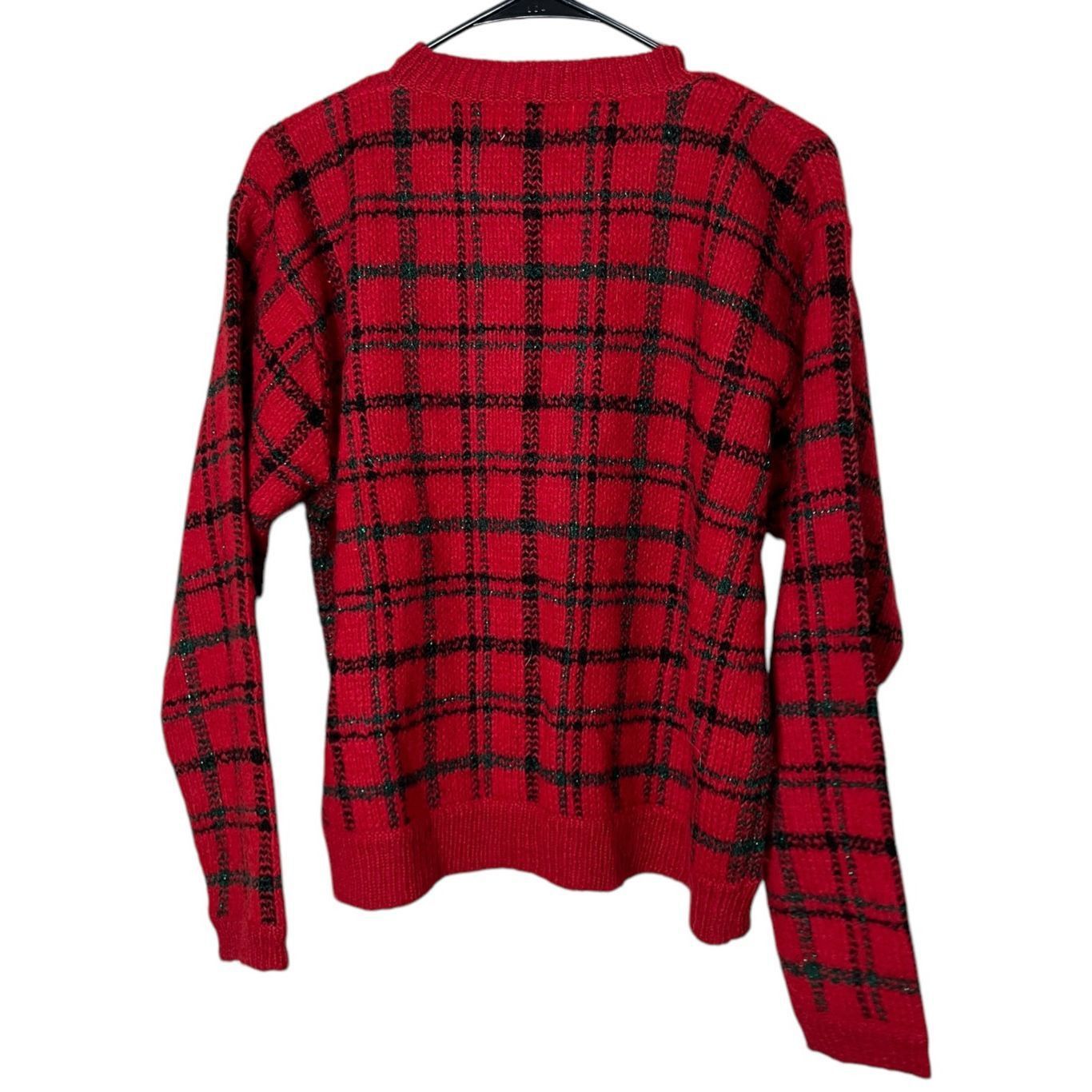 Other Vintage Christopher Banks Wool Blend Sweater Cardigan Red Gr Size M / US 6-8 / IT 42-44 - 5 Thumbnail
