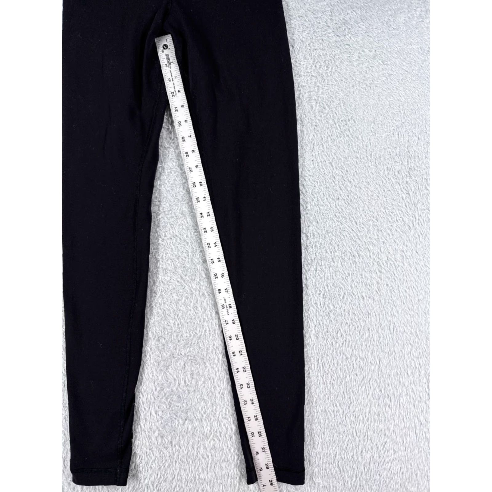 Lululemon Lululemon Wunder Under Pants Women 6 Black Purple 30" Inseam Yoga Gym Workout Activewear Pants Size 28" / US 6 / IT 42 - 5 Thumbnail