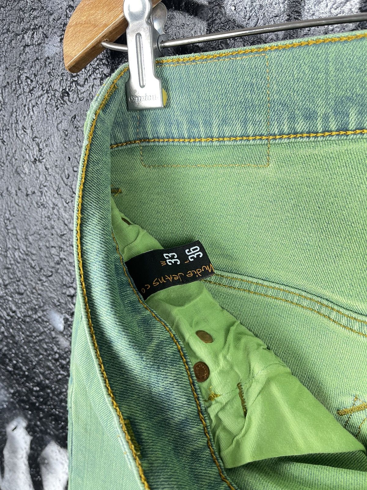Nudie Jeans Nudie Jeans Co. Light Green Slim Fit Denim Jeans Size 33 Size US 33 - 14 Thumbnail