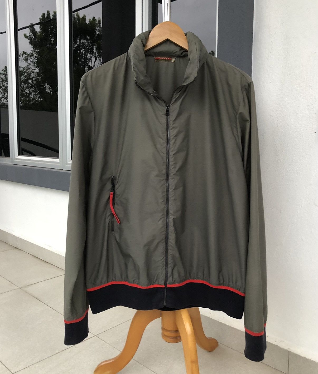 Prada Prada Sport SS00 Stash Pocket Nylon Zip Up Bomber Jacket Size US M / EU 48-50 / 2 - 5 Thumbnail
