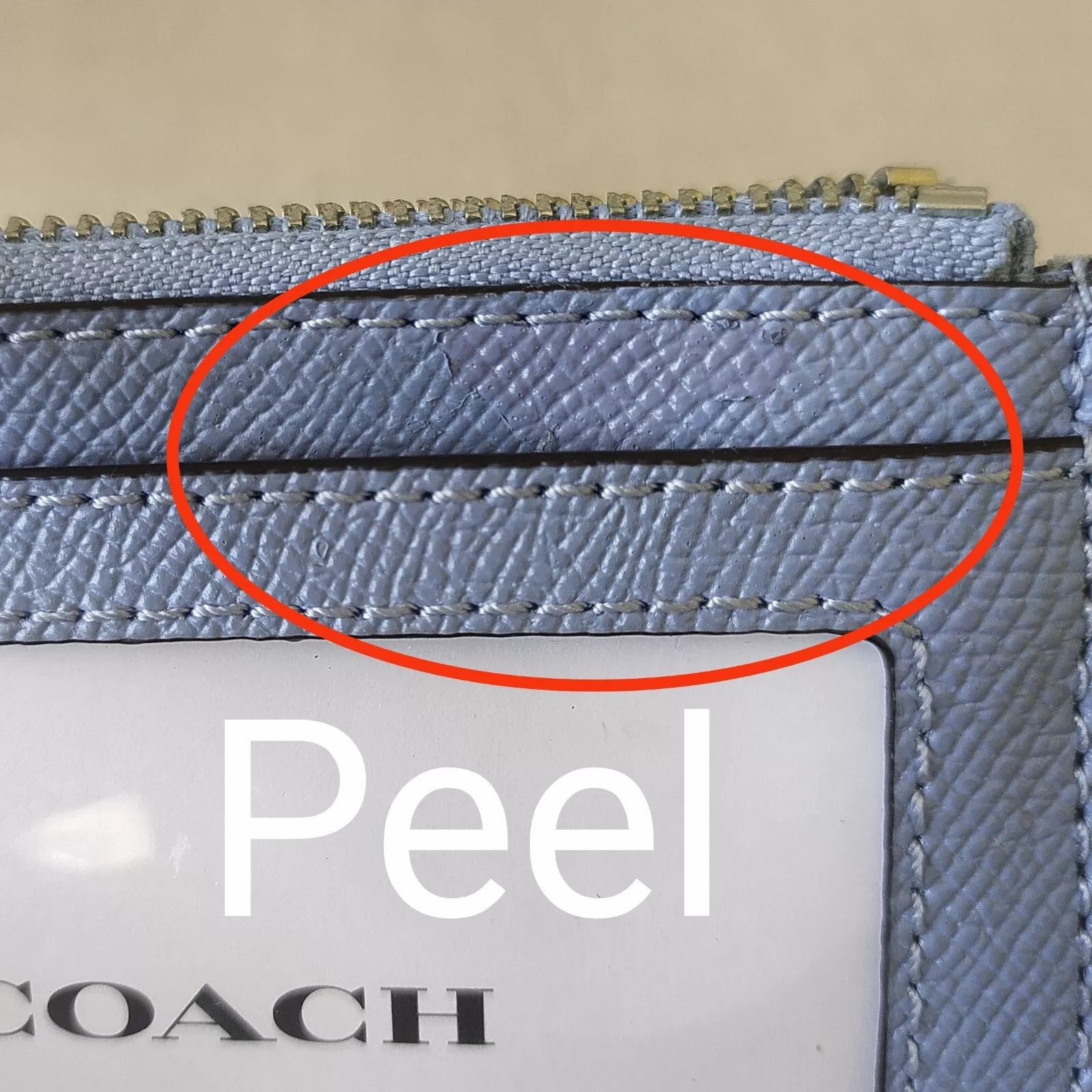 Coach Coach Mini Skinny ID zip CardCase cross grain leather T 9138 Size ONE SIZE - 9 Thumbnail
