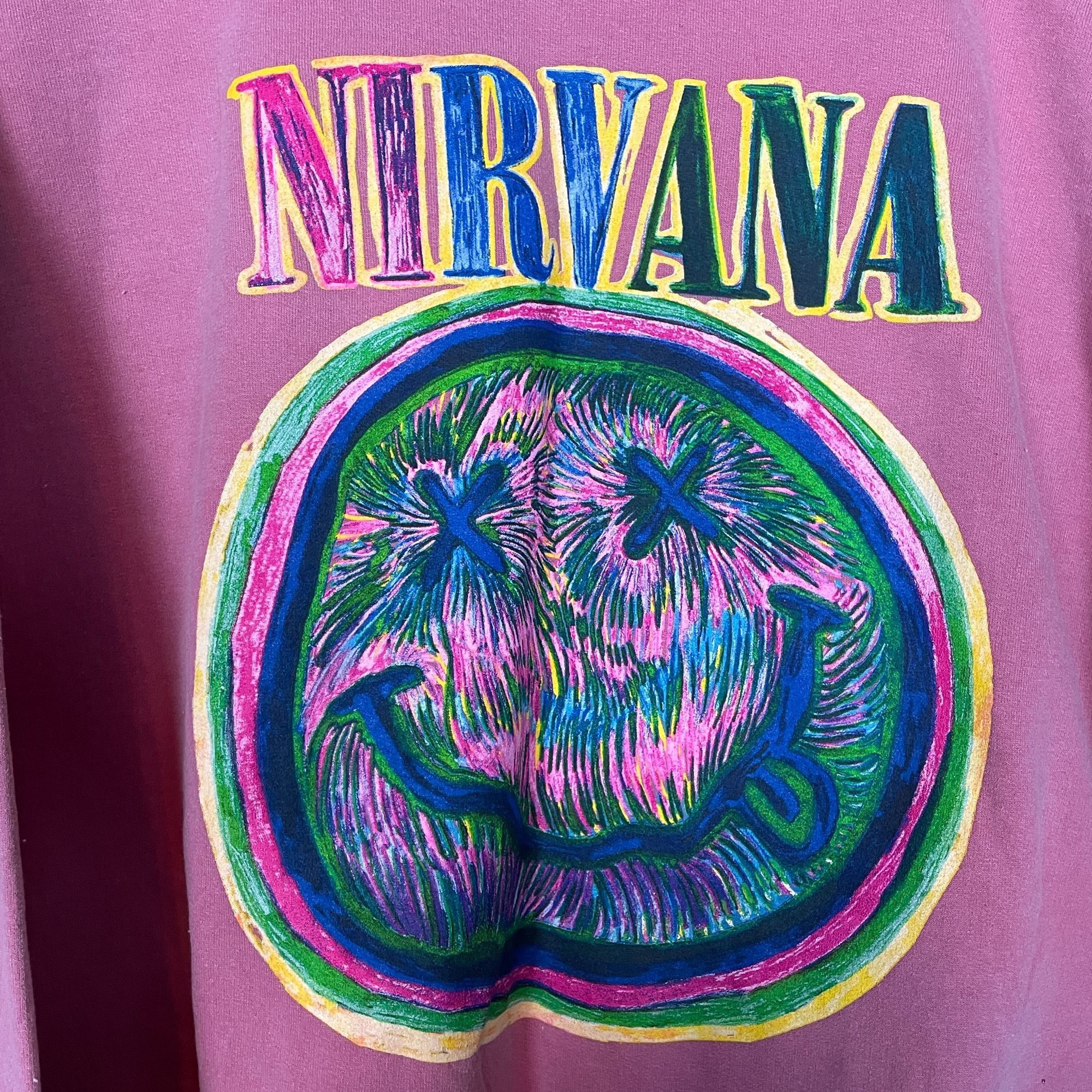 Nirvana Nirvana Classic Rock Crewneck Sweater size Large Size US L / EU 52-54 / 3 - 3 Thumbnail