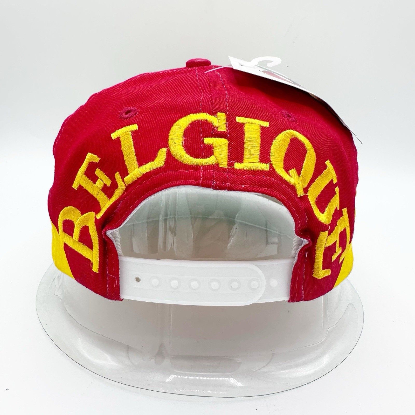 Vintage Vintage 1994 BELGIUM Flag Belgique Snapback Hat World Cup Size ONE SIZE - 4 Thumbnail