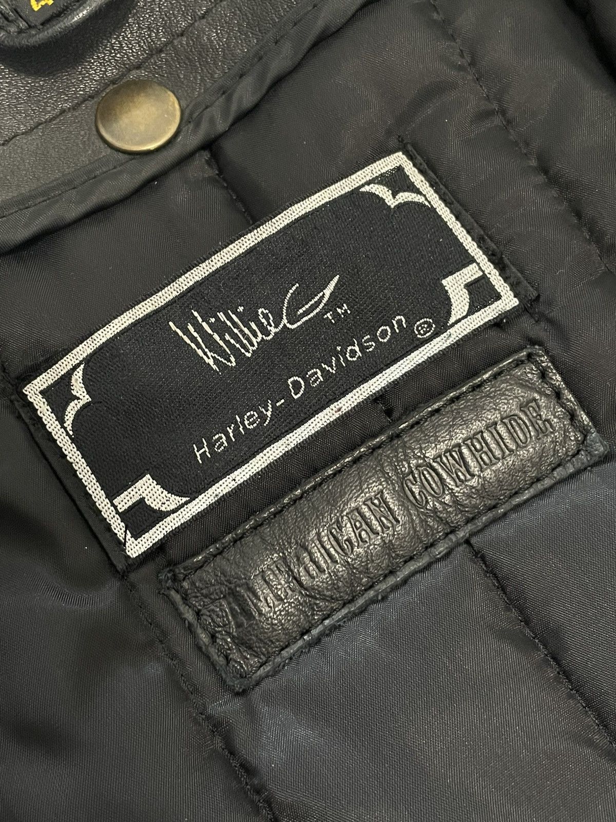 Harley Davidson Vintage Harley Davidson Willie G Fringe Leather Jacket Size M / US 6-8 / IT 42-44 - 11 Thumbnail