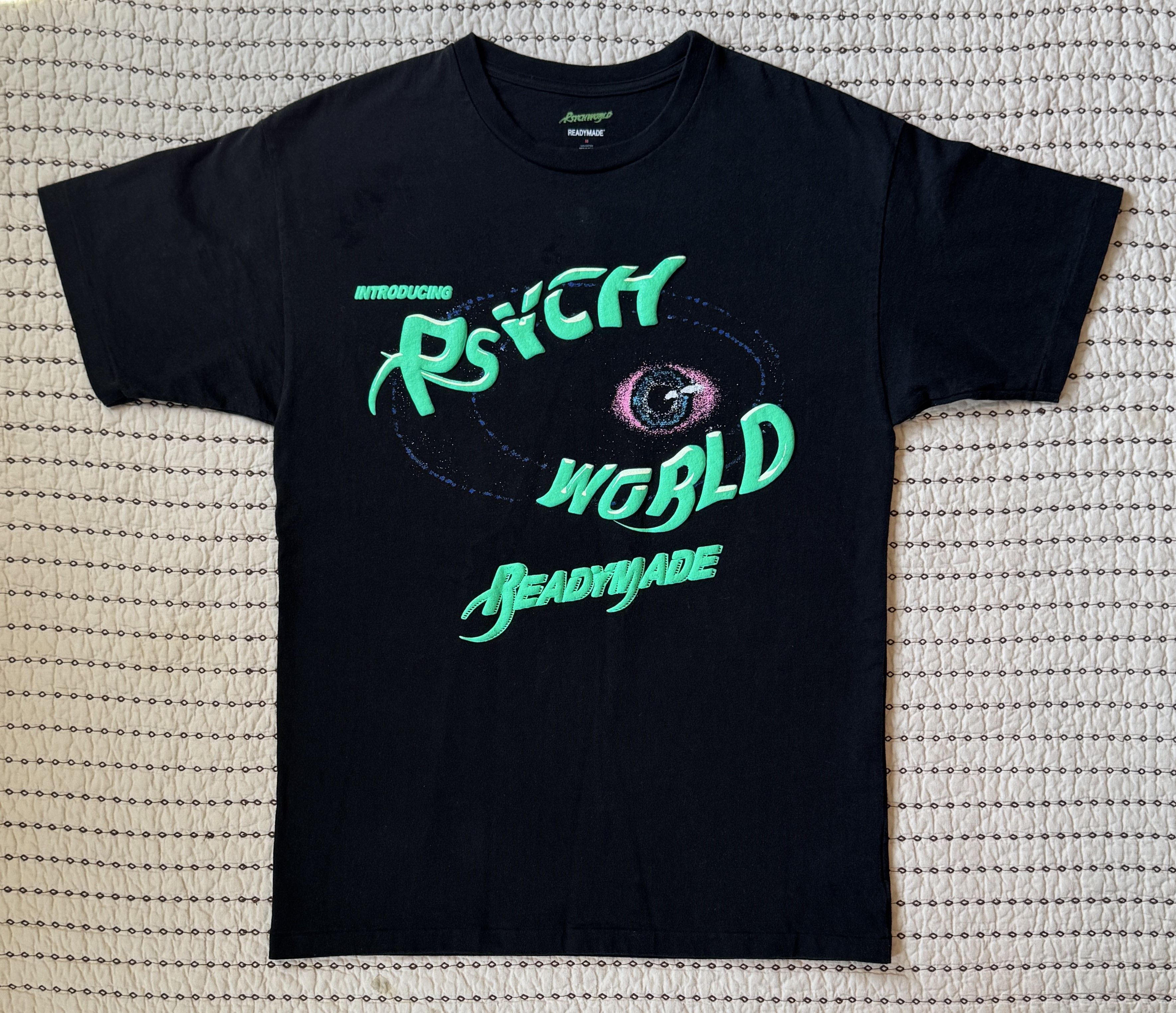 READYMADE READYMADE x PSYCHWORLD T-SHIRT BLACK SZ MEDIUM Size US M / EU 48-50 / 2 - 1 Thumbnail