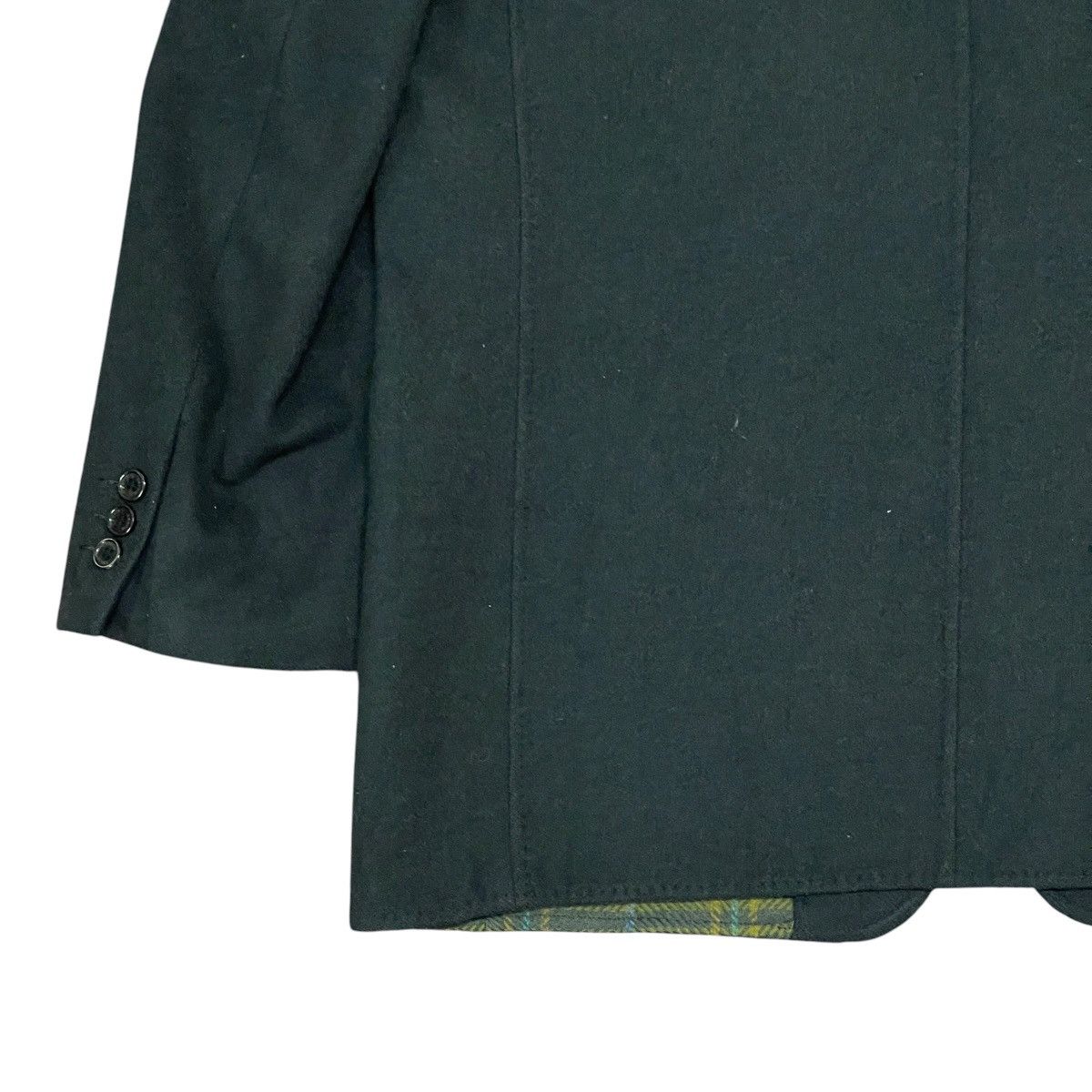 Lanvin Vintage Lanvin Paris Pleated Wool & Cashmere Blazer Coat Size 52R - 12 Thumbnail