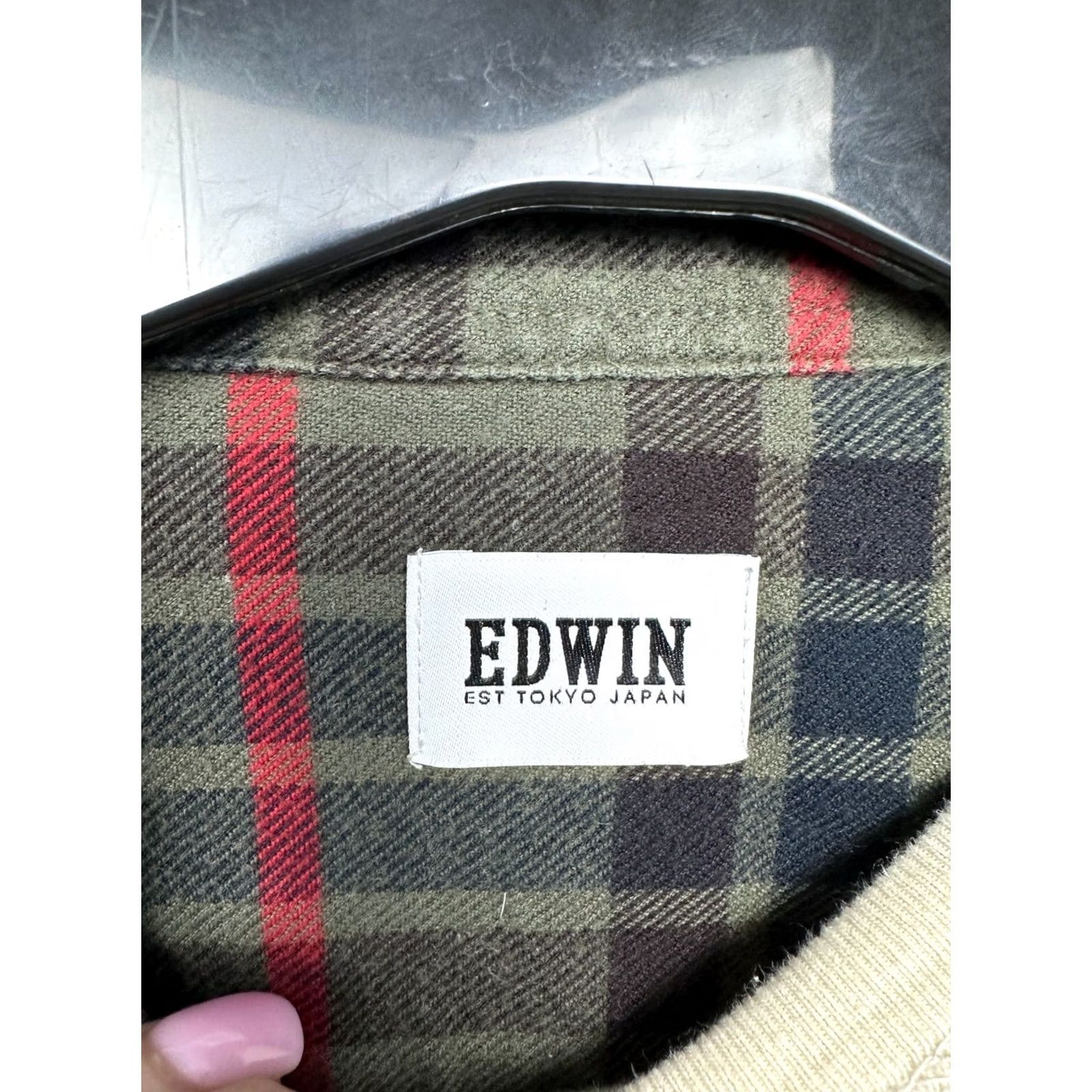 Edwin Edwin Mens Labour Flannel Plaid Shirt L Size US L / EU 52-54 / 3 - 3 Thumbnail