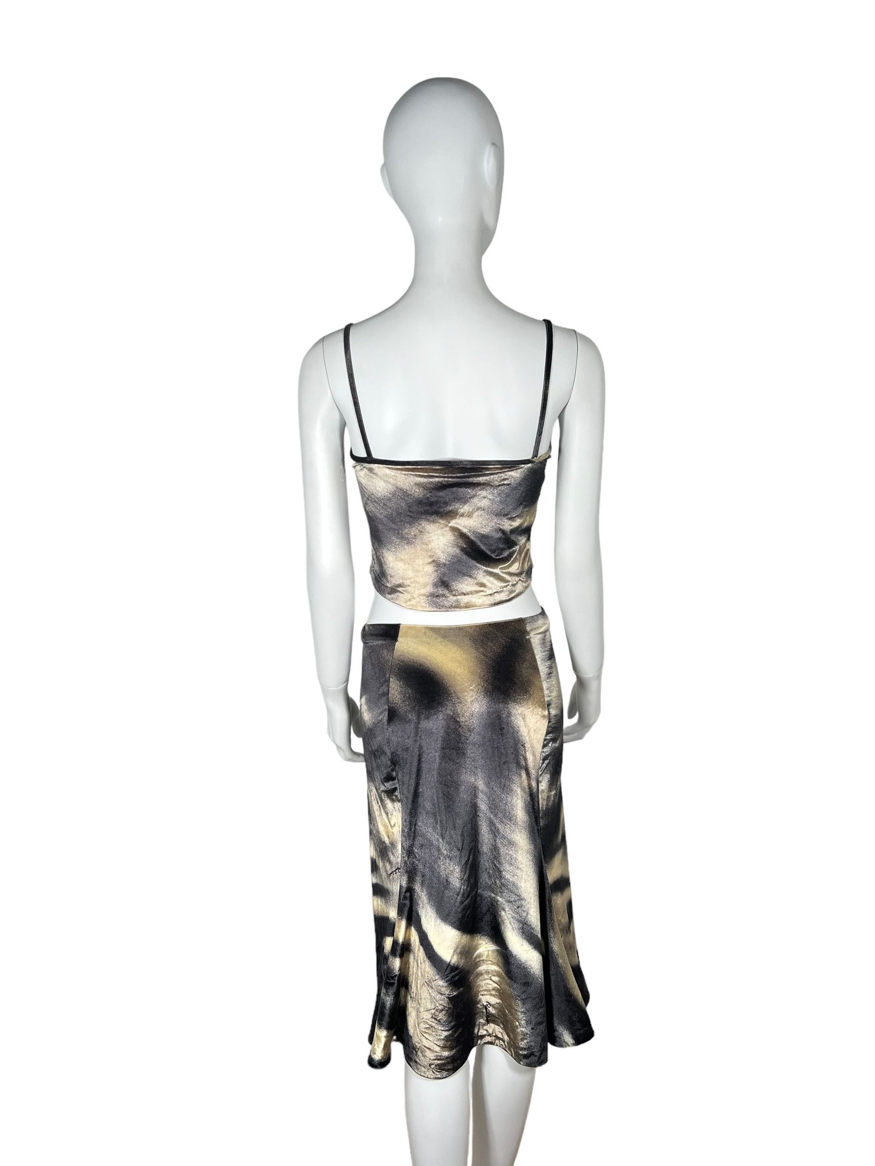 Roberto Cavalli Roberto Cavalli F/W 2000 Tiger Print Velvet Set Size S / US 4 / IT 40 - 4 Thumbnail