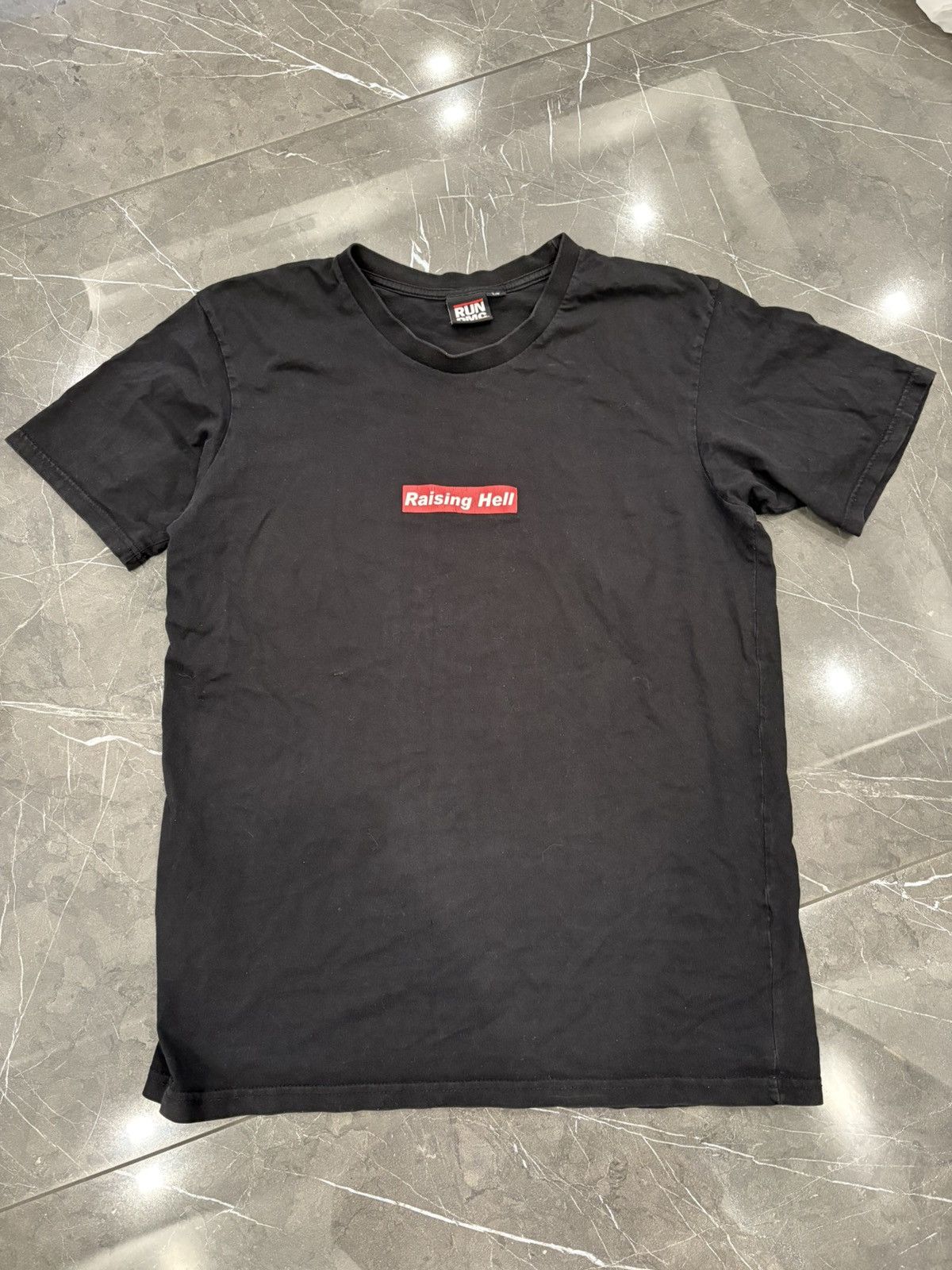 RUN DMC × Rap Tees Run DMC Boxed Logo Raising Hell Rap Tee Official Licensed Size US L / EU 52-54 / 3 - 2 Thumbnail