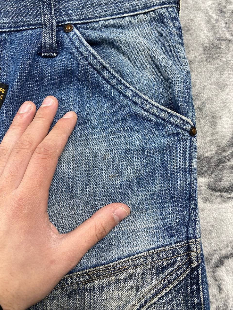 G-Star Vintage G Star Raw Denim Pants Double Knee Patchwork Japan Size US 36 / EU 52 - 9 Thumbnail