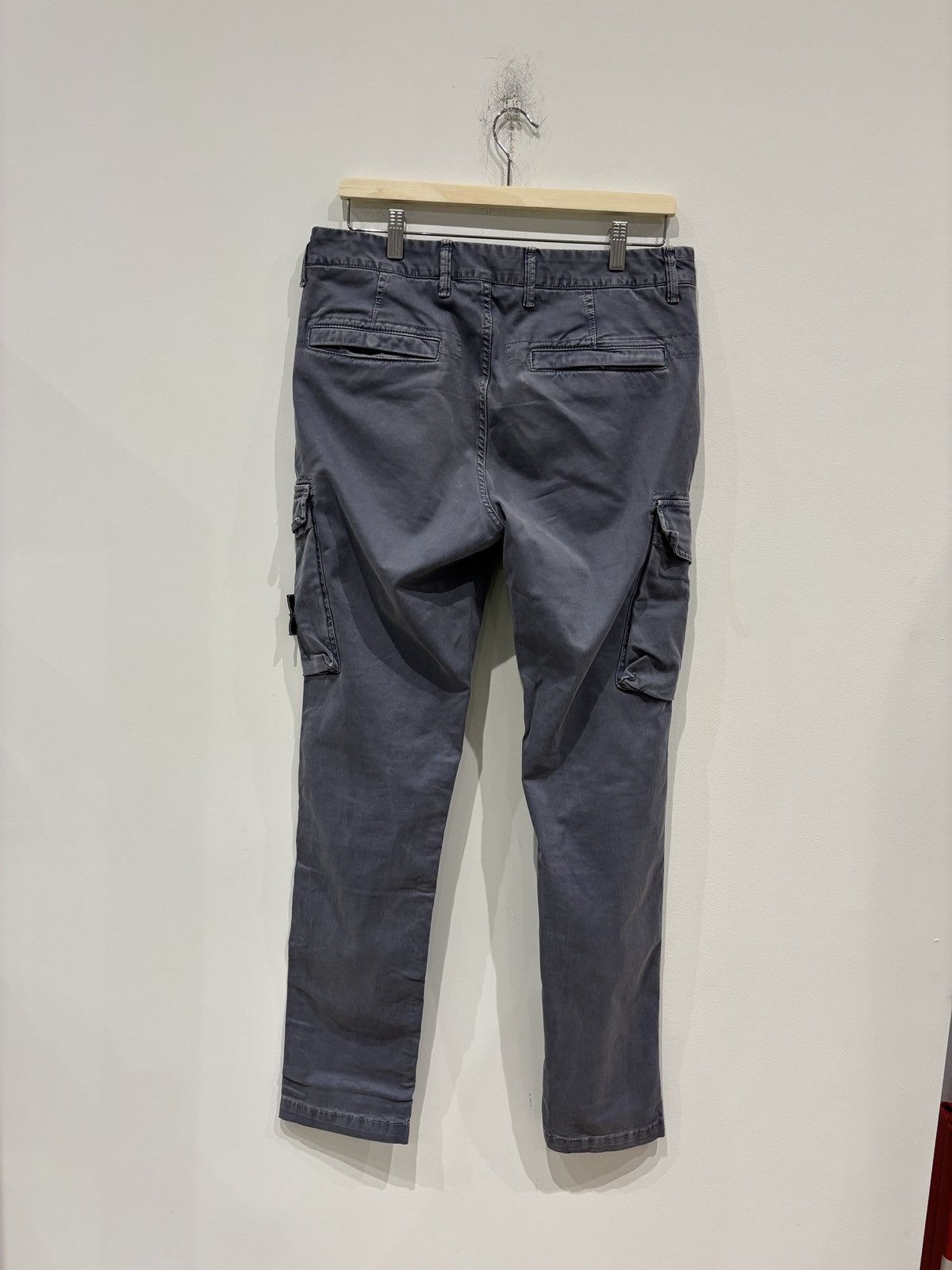 Stone Island Stone Island Cargo Pants Slate Blue Size: 31 Size US 31 - 3 Thumbnail