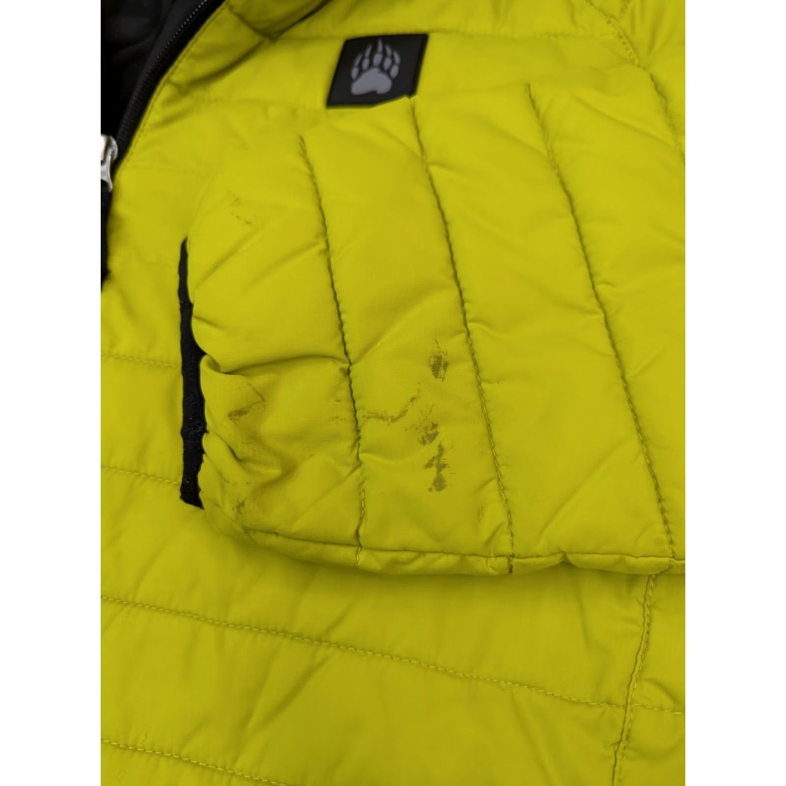 Etro Duluth Alaskan Hardgear Puffer Jacket Men XL Zip Yellow Retro Linen? Size US XL / EU 56 / 4 - 3 Thumbnail