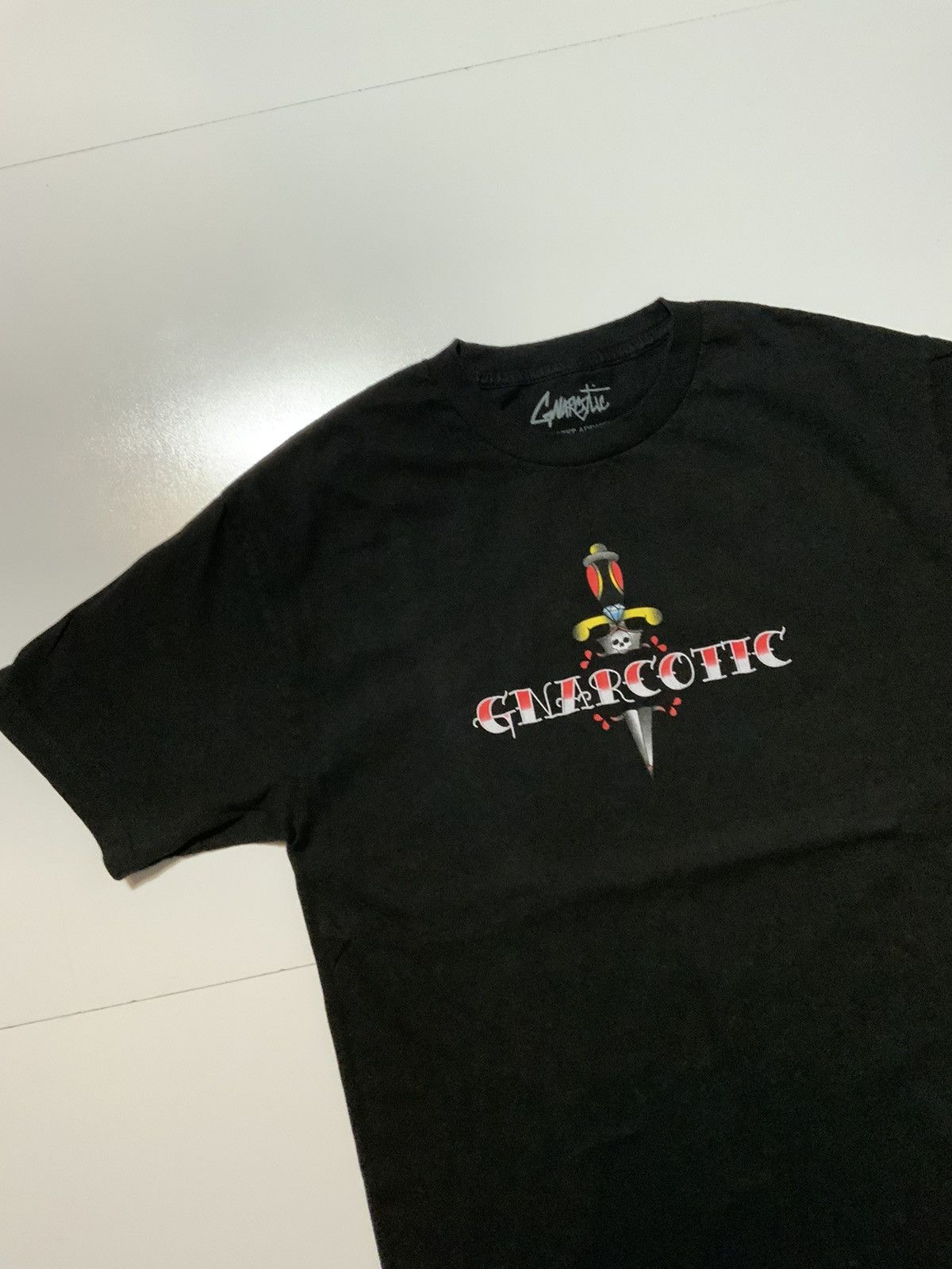 Gnarcotic Gnarcotic Street Addict Lil Gnar Knife Tattoo Skull T-Shirt Size US L / EU 52-54 / 3 - 4 Thumbnail