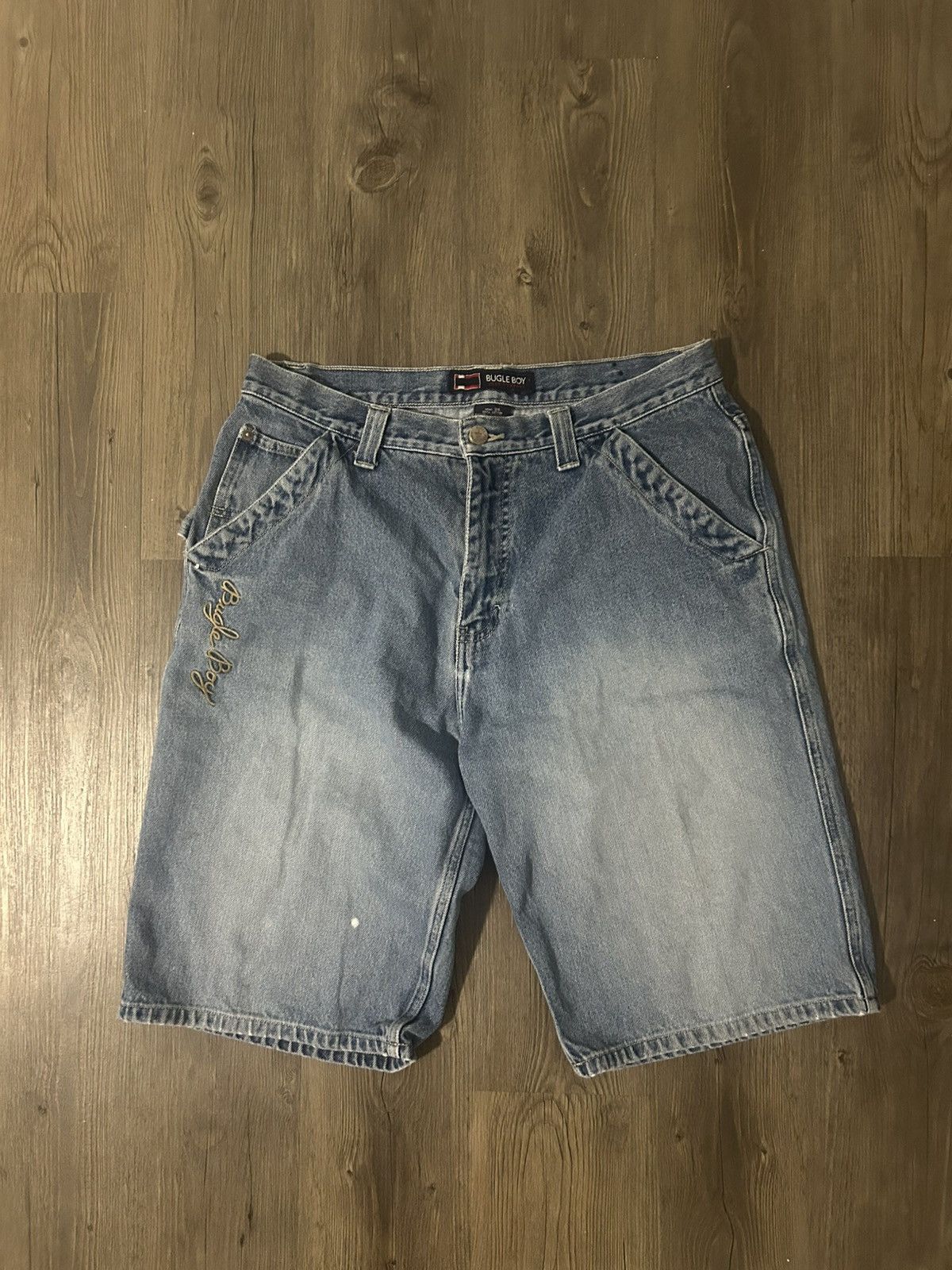 Bugle Boy Embroidered Bugle Boy Baggy Jorts Size US 34 / EU 50 - 1 Thumbnail