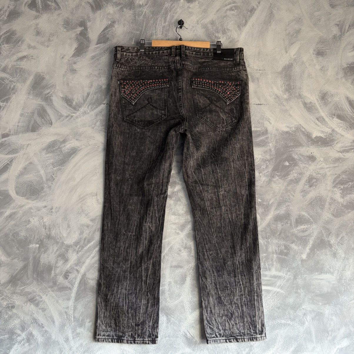 Rocawear Rocawear Jenas Men Size 40x30 Washed Black Straight Fit NEW Size US 40 / EU 56 - 1 Thumbnail