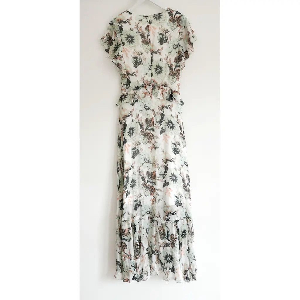 Diane von Furstenberg Diane Von Furstenberg Carol Chiffon Floral Dress Size S / US 4 / IT 40 - 5 Thumbnail