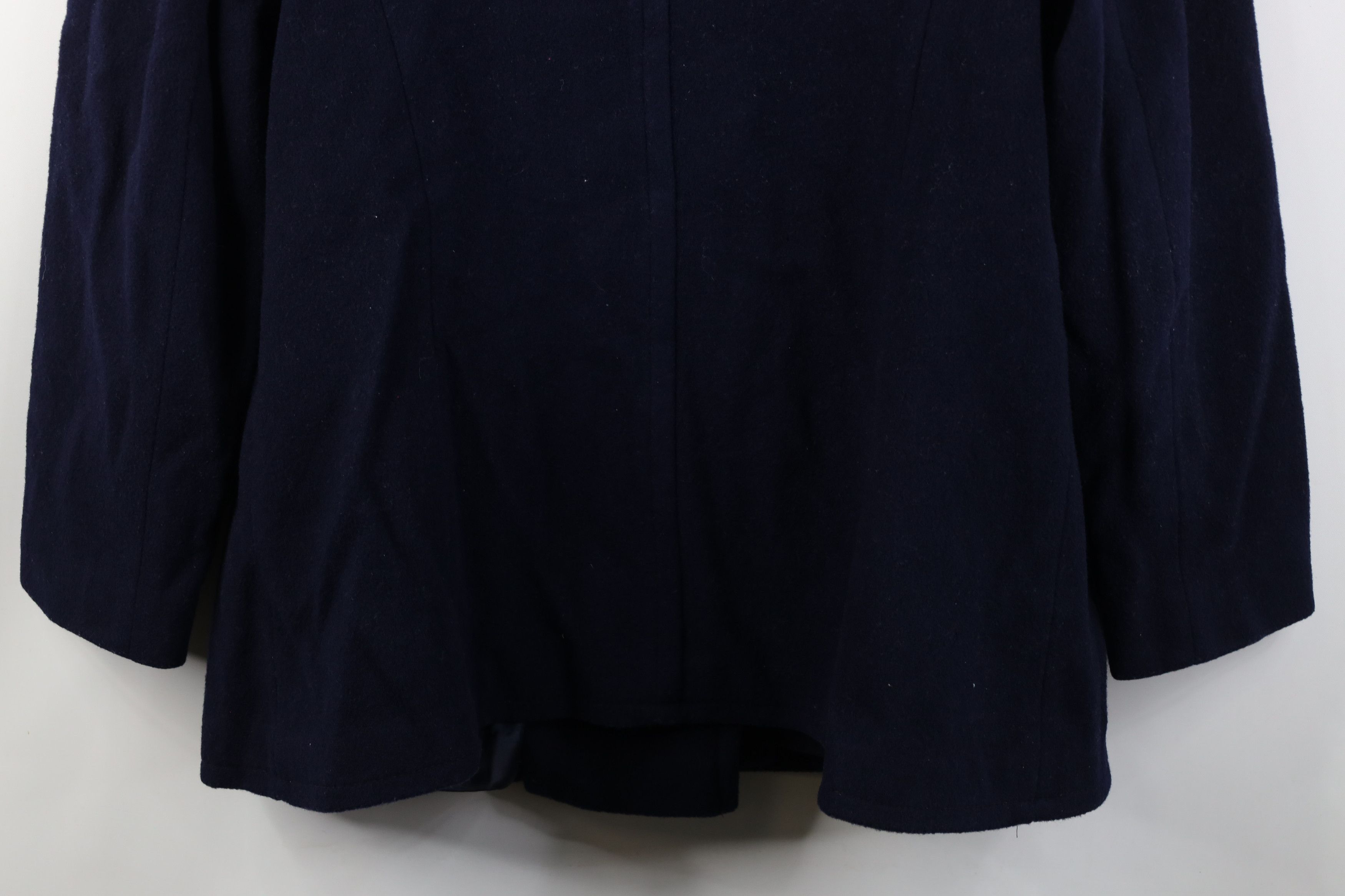 Vintage Vintage 70s Double Breasted Wool Peacoat Jacket Blue USA Size XXL / US 16-18 / IT 52-54 - 17 Thumbnail