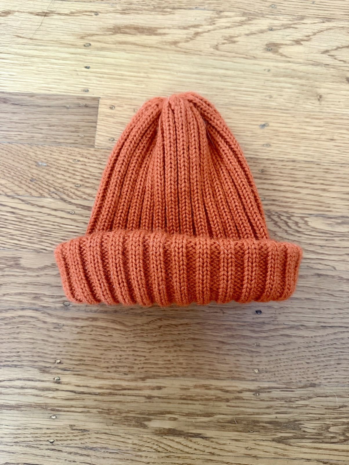 Tanner Goods Tanner Goods 100% Wool Beanie – Burnt Orange Size ONE SIZE - 1 Preview
