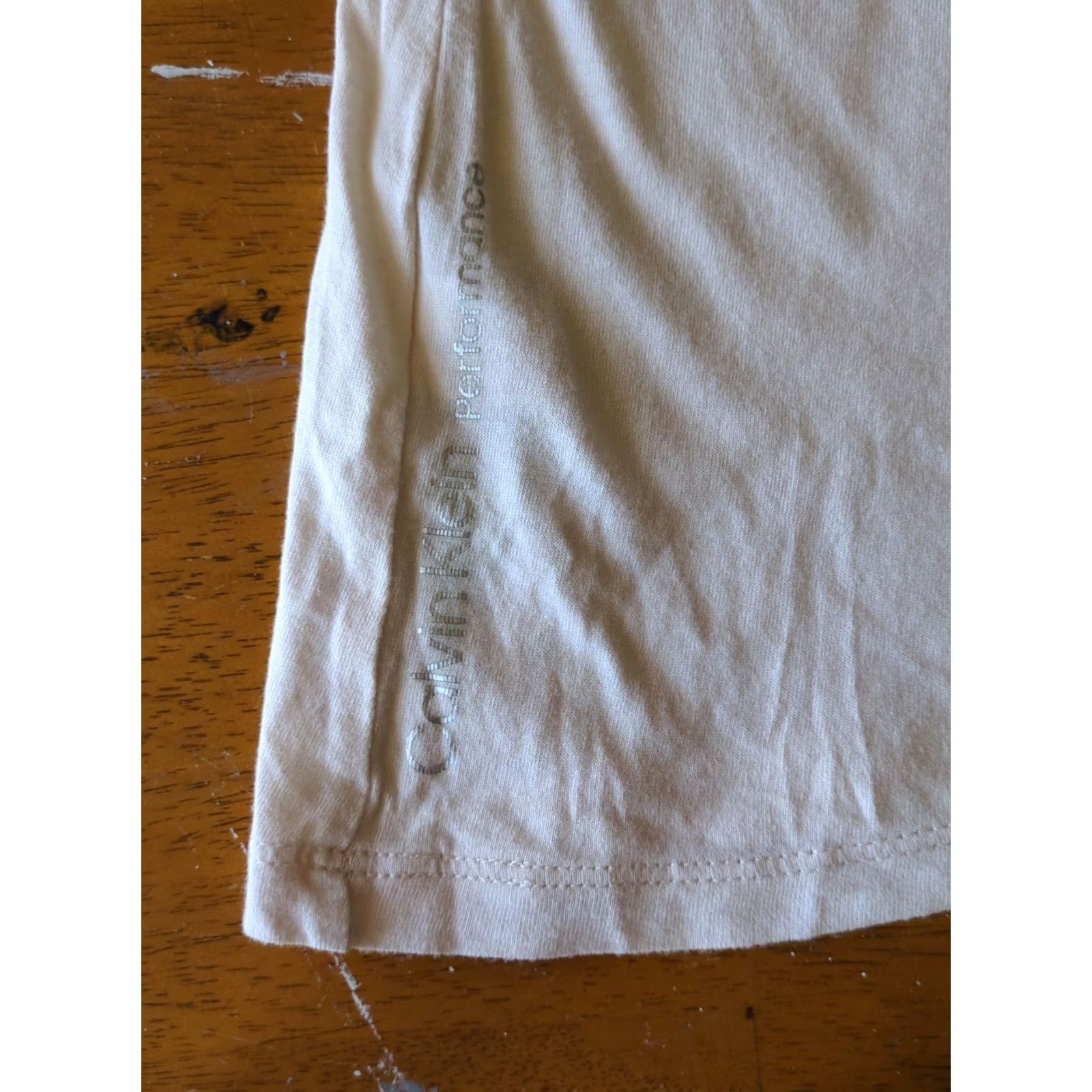 Calvin Klein Calvin Klein Performance Women's Logo T-Shirt M White Crew Neck Cotton Short Sleeve Regular Basic Shirt Woman Branding K Shirt NWT Size M / US 6-8 / IT 42-44 - 4 Thumbnail