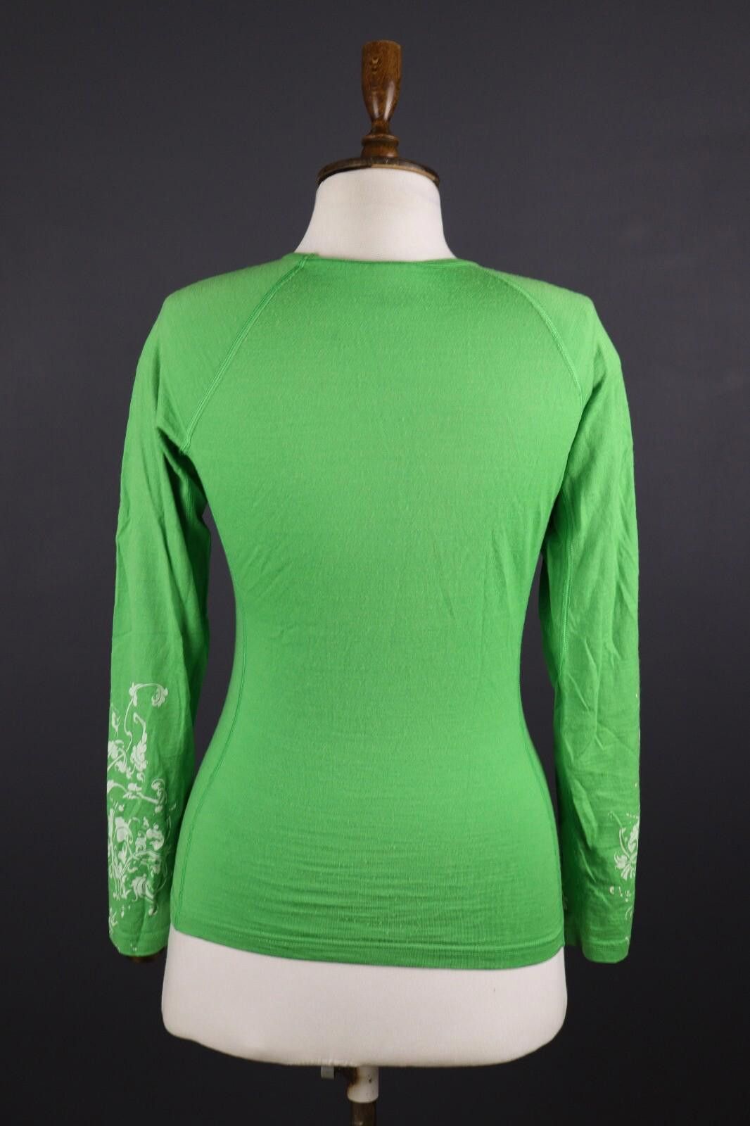 Icebreaker Icebreaker Bodyfit+ 200 Green Merino Wool Base Layer Size M Size M / US 6-8 / IT 42-44 - 12 Thumbnail