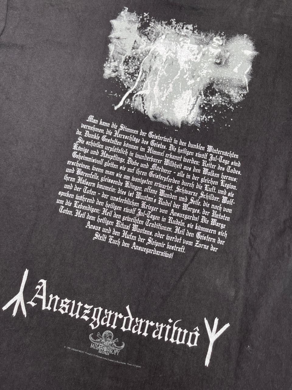 Band Tees Vintage Burzum Hlidskjalf 1990s Longsleeve Size US XL / EU 56 / 4 - 5 Thumbnail