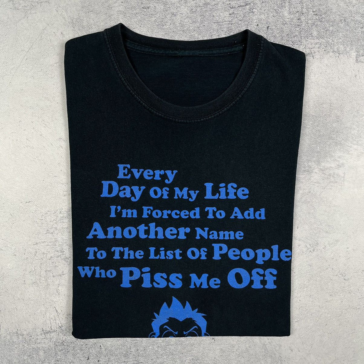 Cartoon Network Vintage Calvin and Hobbes “who piss me off” T shirt 90’s Size US XL / EU 56 / 4 - 15 Thumbnail