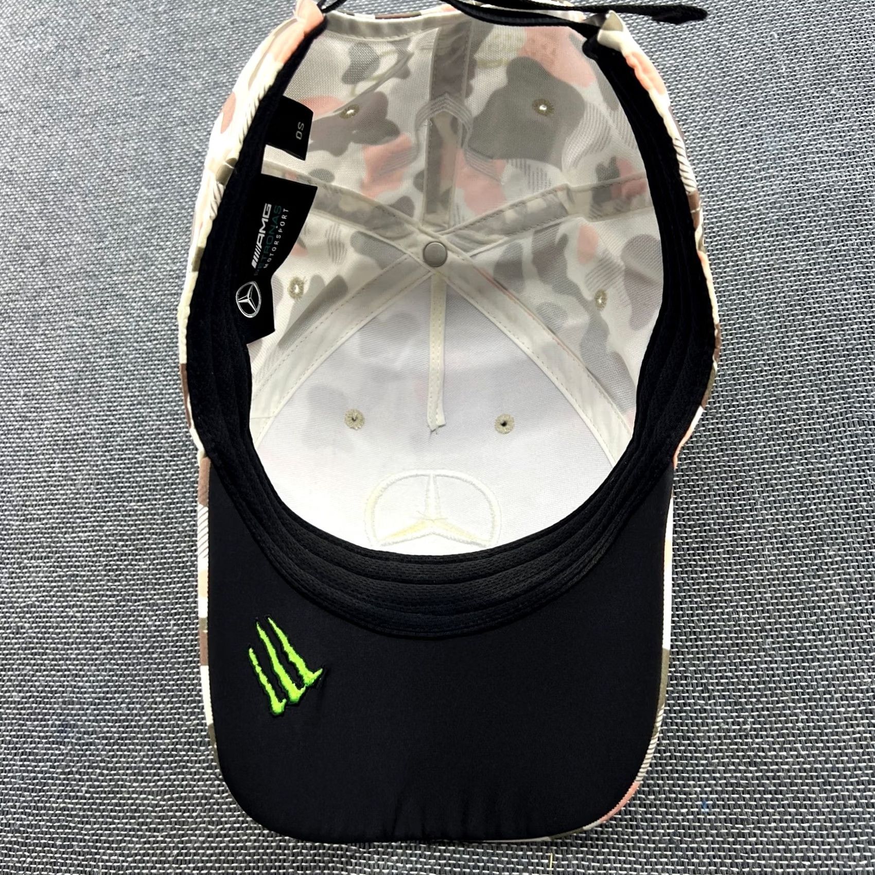 Hamilton Lewis Hamilton 2021 Abu Dhabi Cap Stichd Mercedes-AMG Petronas Formula 1 Camo Baseball Cap Men One Size Multicolor Canvas Acrylic Size ONE SIZE - 5 Thumbnail