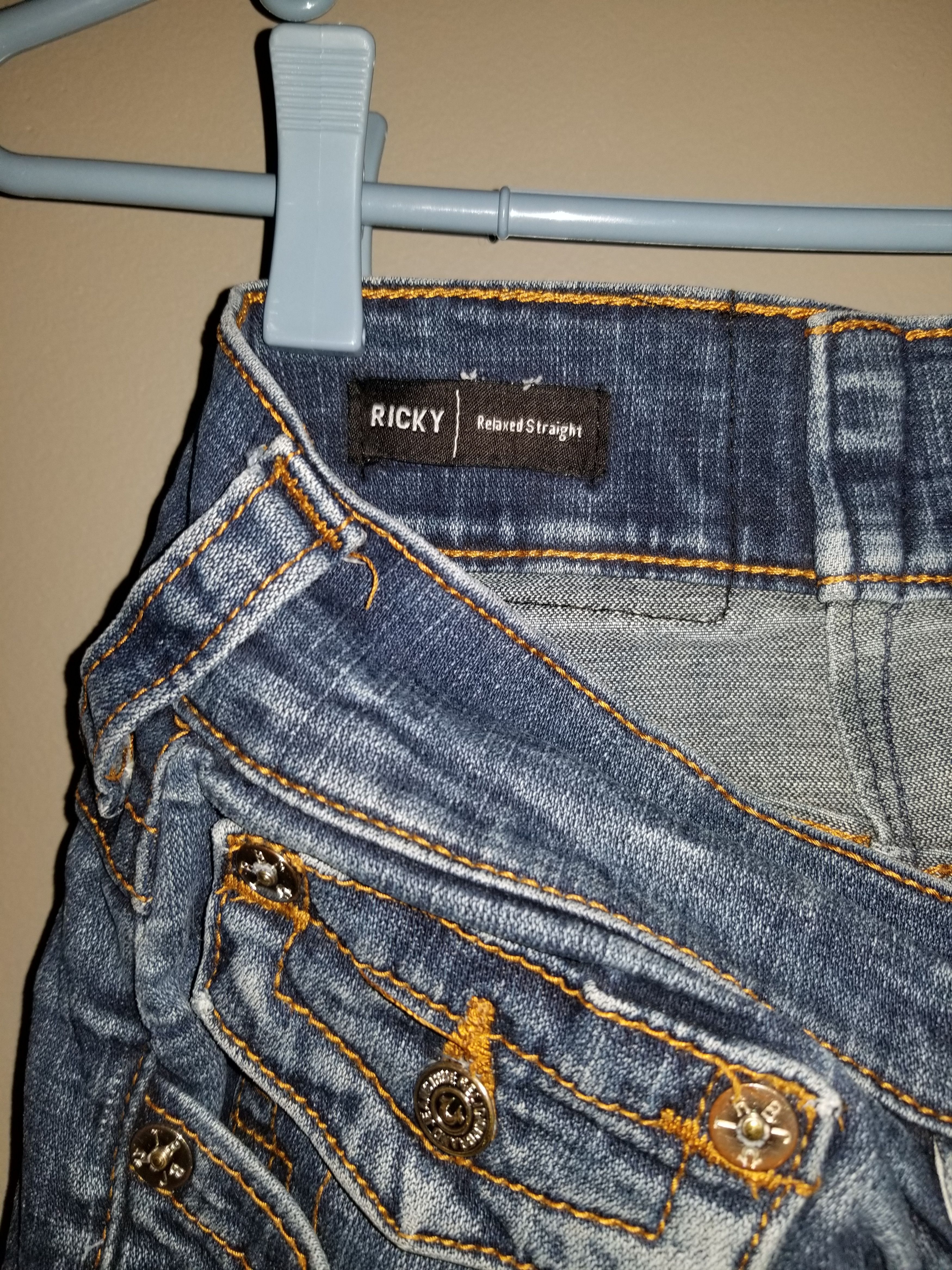True Religion True religion orange stitch ricky cut Size US 34 / EU 50 - 7 Thumbnail