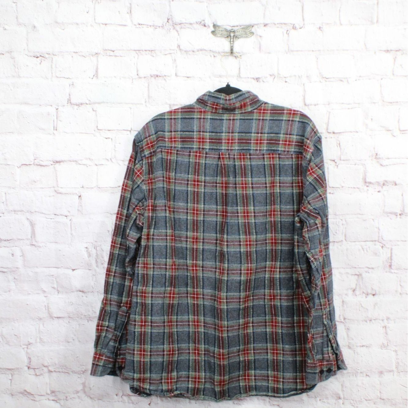 L.L. Bean LL Bean Men's Scotch Plaid Flannel Shirt Traditional Fit Size US XL / EU 56 / 4 - 7 Thumbnail