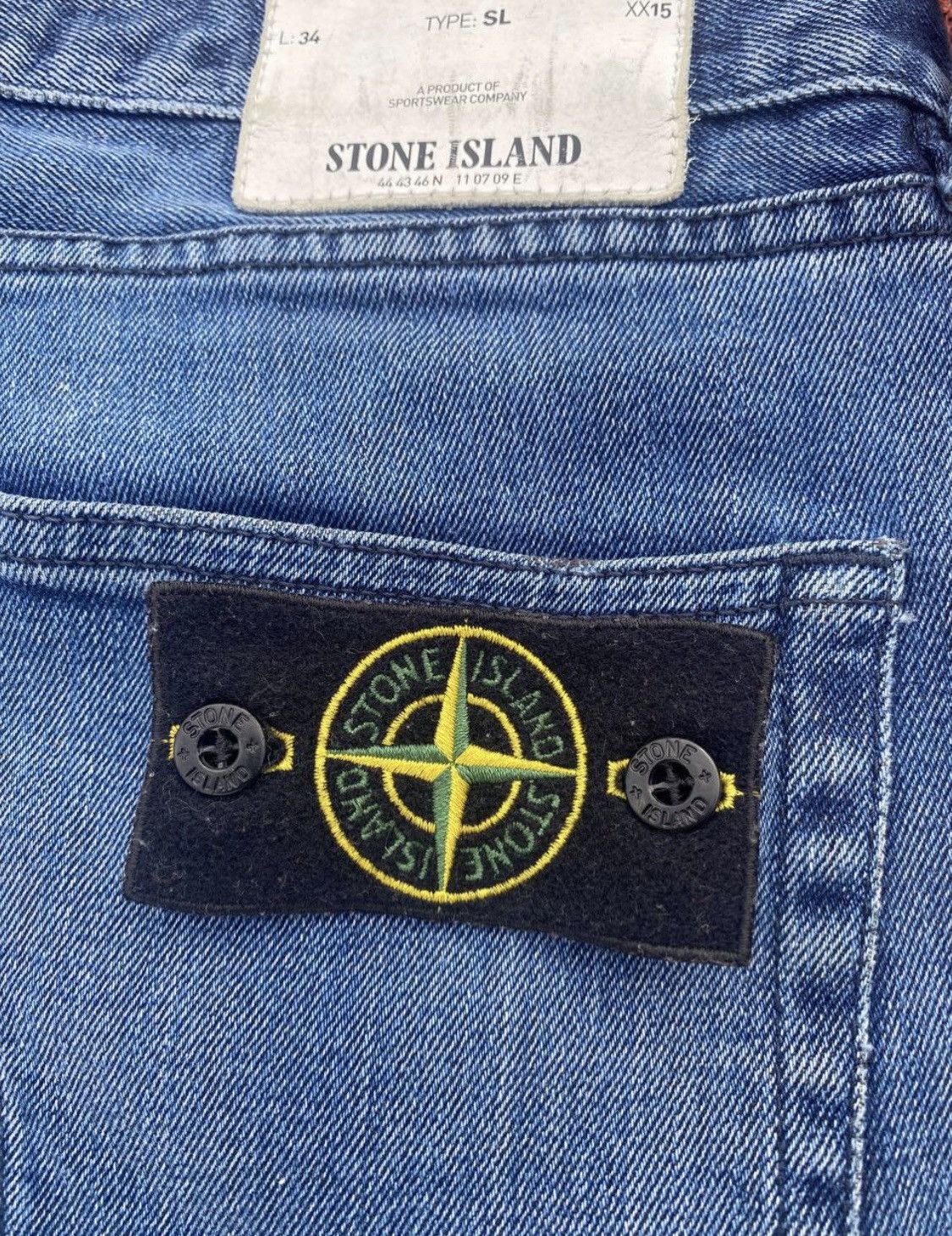 Stone Island Stone Island denim pants Size US 34 / EU 50 - 4 Thumbnail