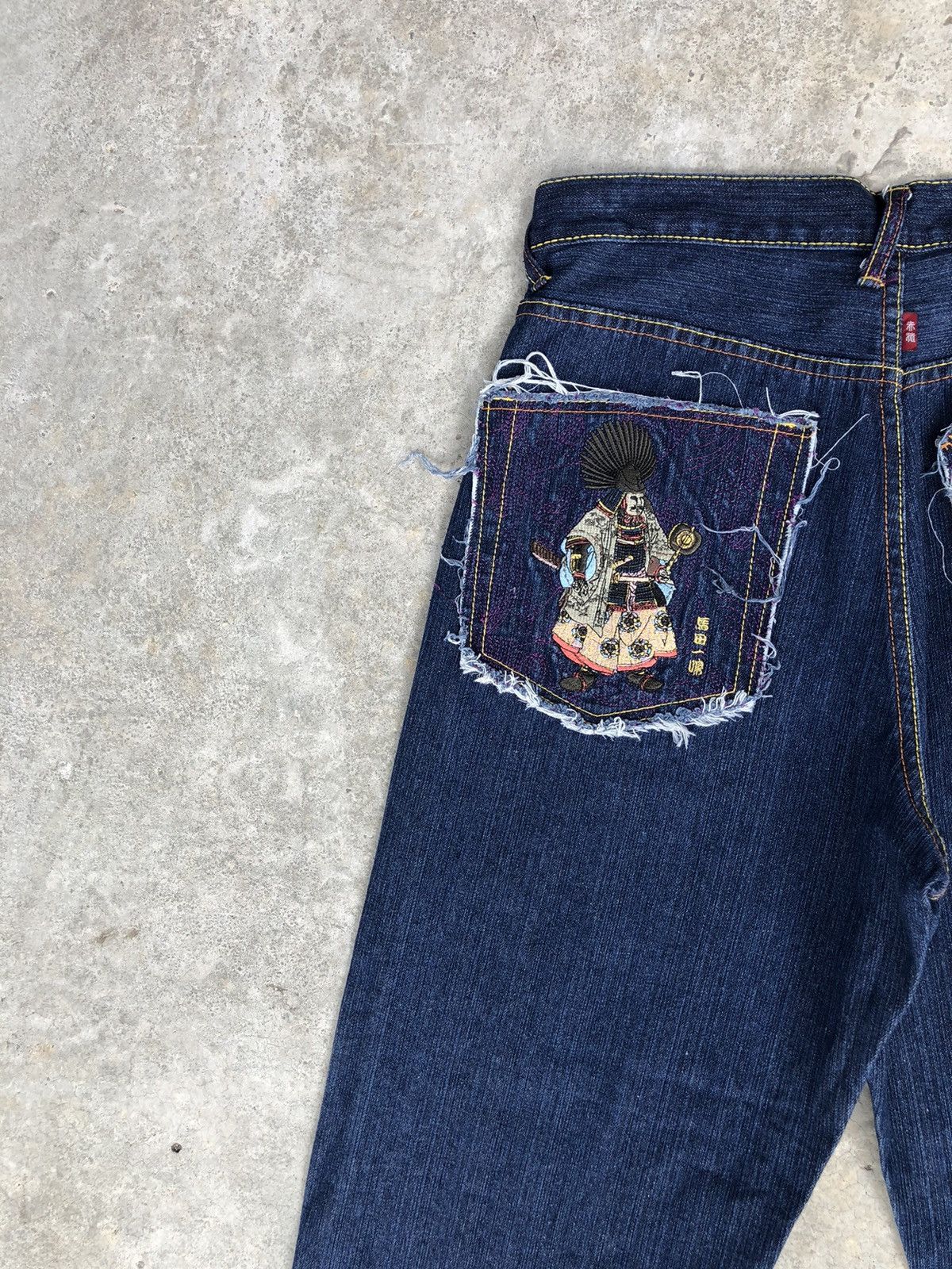 RMC Jeans Red Monkey Company Embroidered Jeans Baggy Jeans Hip Hop Size US 32 / EU 48 - 9 Thumbnail