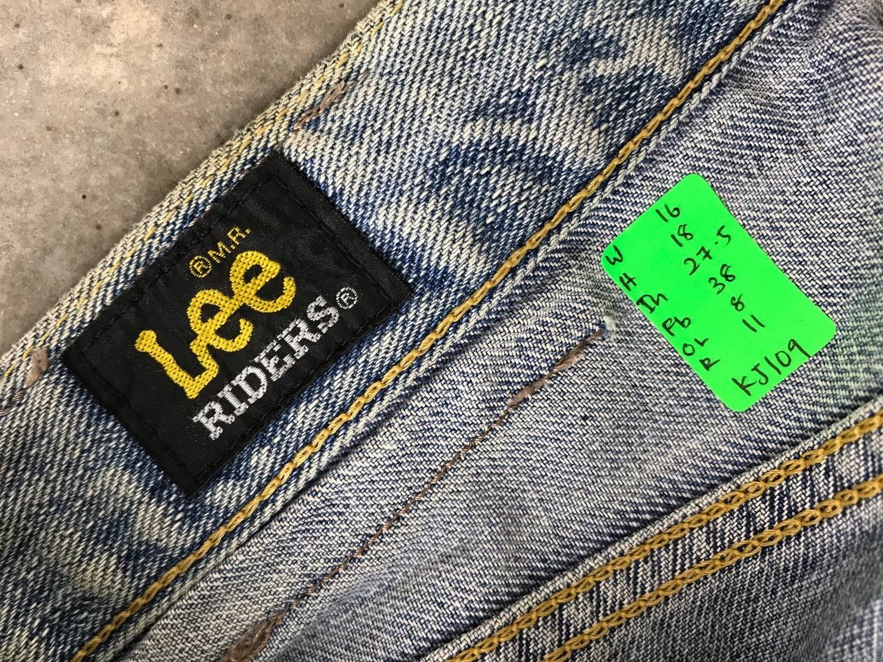 Lee × Vintage Vintage 90's distressed lee denim pants Size US 32 / EU 48 - 9 Thumbnail