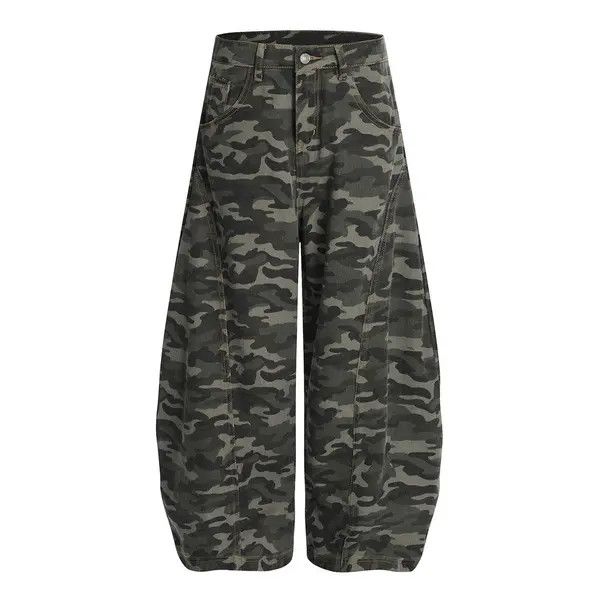 Japanese Brand VIBE American workwear men's loose camouflage machete jeans Size US 32 / EU 48 - 1 Thumbnail
