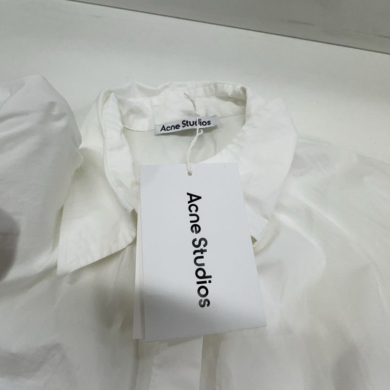 Acne Studios Acne Studios White Long Sleeve Shirt Size S / US 4 / IT 40 - 1 Thumbnail