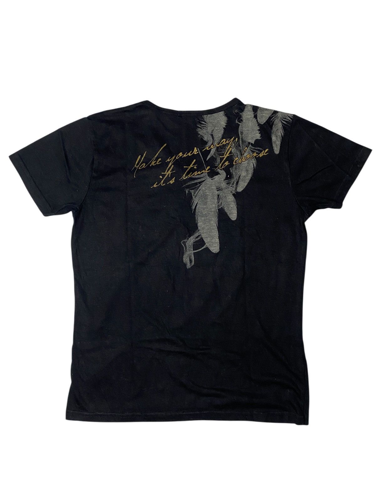 If Six Was Nine 2000's Clash Ahead Poem Peacock Feather Shirt Size US M / EU 48-50 / 2 - 3 Thumbnail