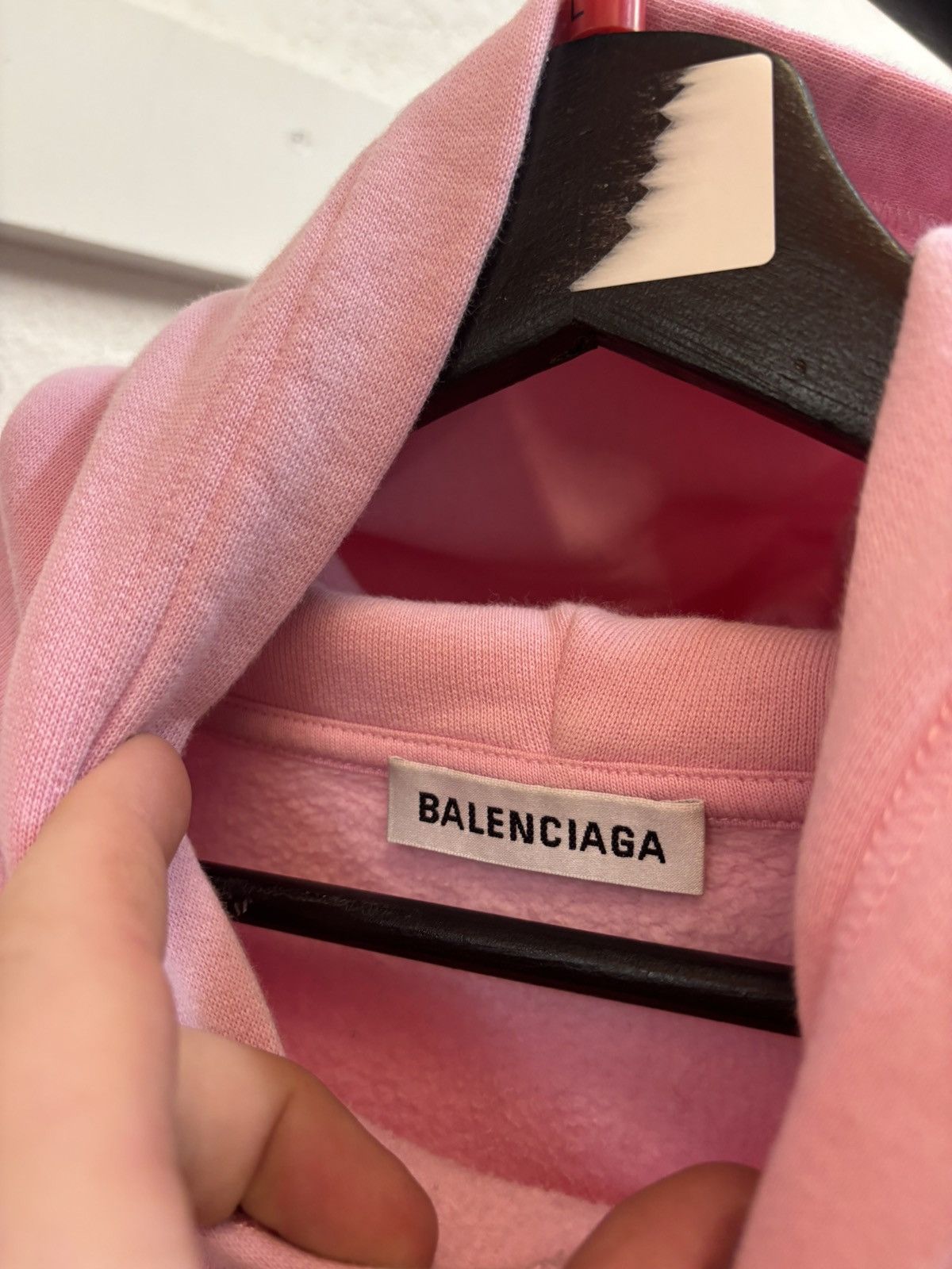 Balenciaga 2022 pink balenci hoodie Size US L / EU 52-54 / 3 - 3 Thumbnail