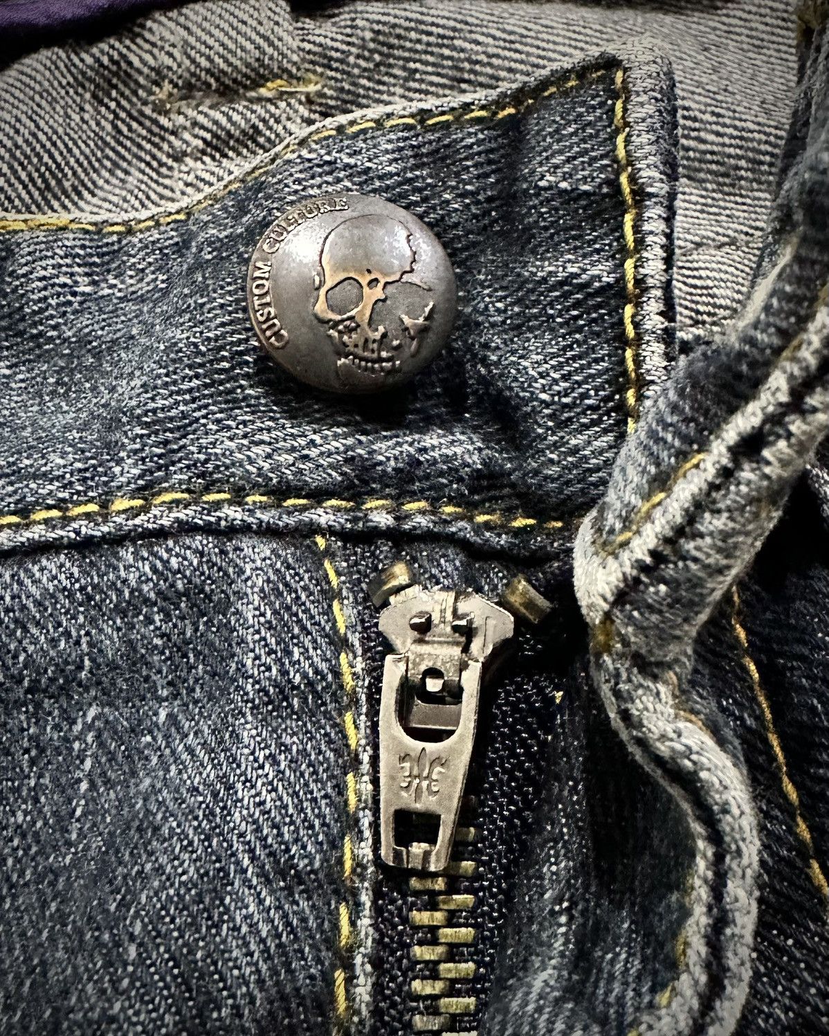 Japanese Brand Custom Culture Studded Flare Denim Jeans Lgb Style Size US 30 / EU 46 - 7 Thumbnail