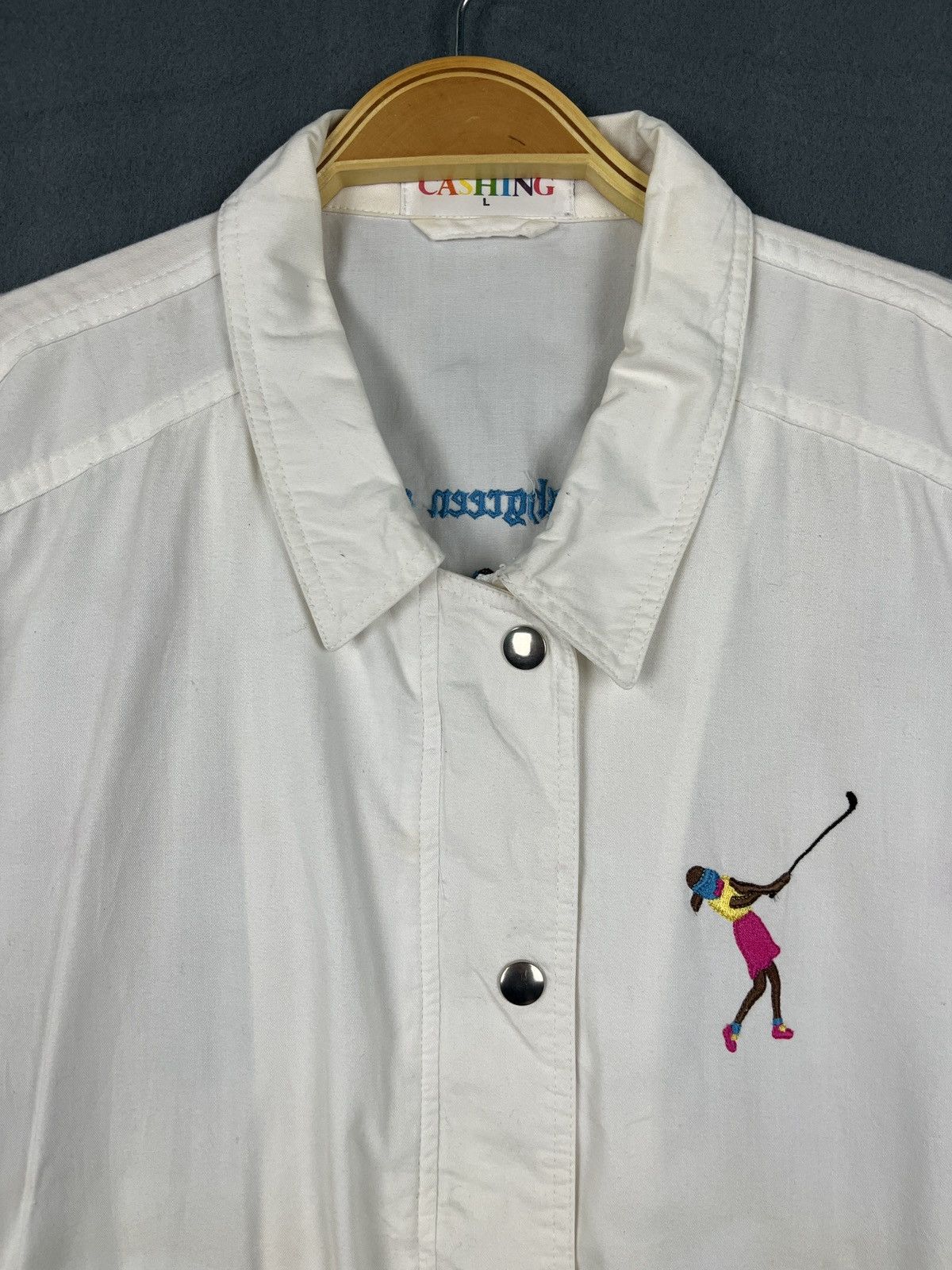 Vintage Cashing Golf Wear Jacket Michel Scovill Size L / US 10 / IT 46 - 3 Thumbnail
