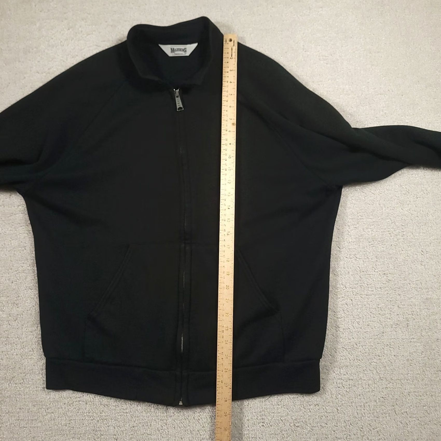 Vintage VINTAGE Muleskins Jacket Black Zip Up Sweatshirt USA Made XL Men Sweater Full Zip Size US XL / EU 56 / 4 - 5 Thumbnail