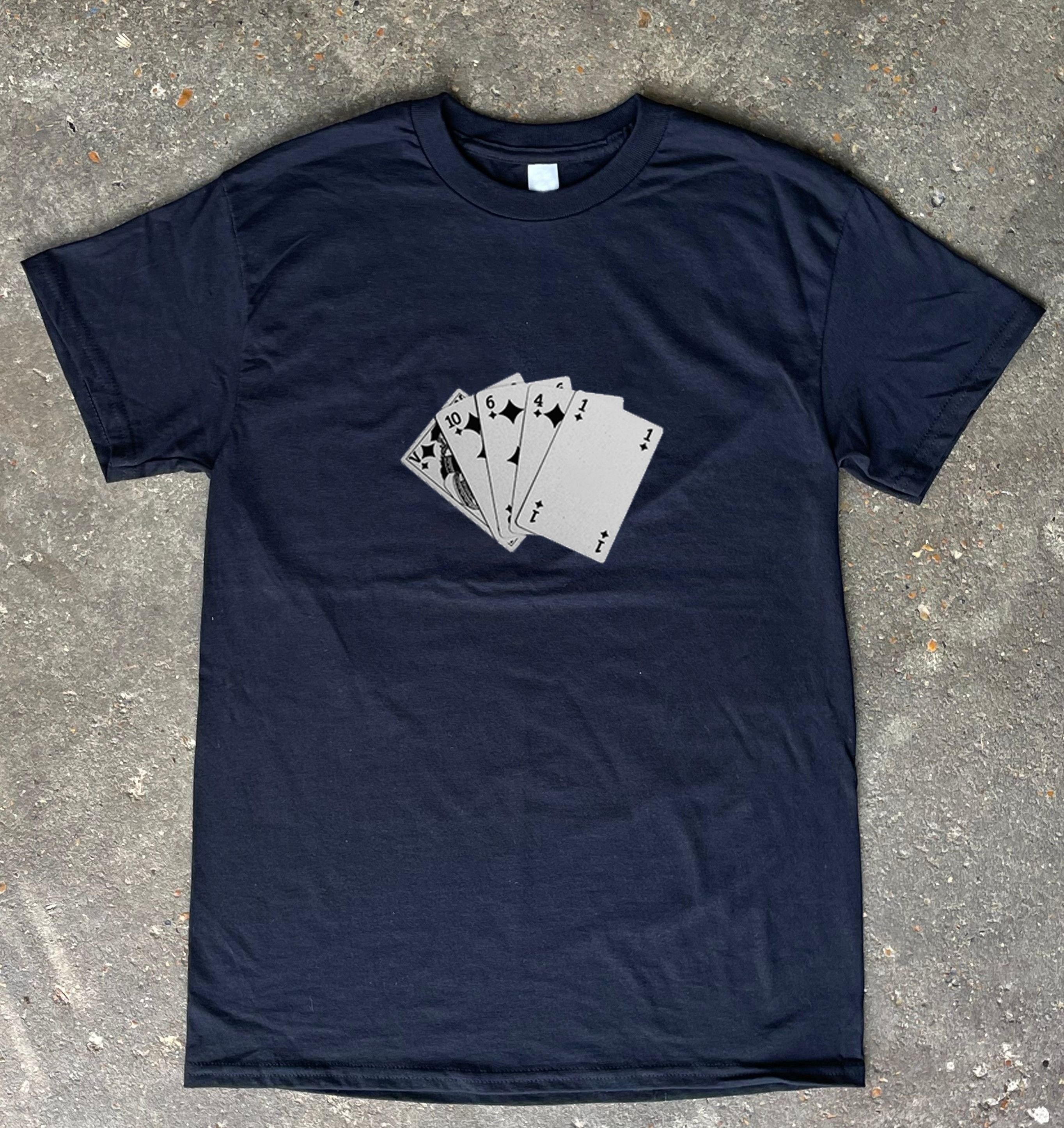 Vintage Counting Cards Tee | Sharp Style, Strategic Edge Size M / US 6-8 / IT 42-44 - 1 Thumbnail